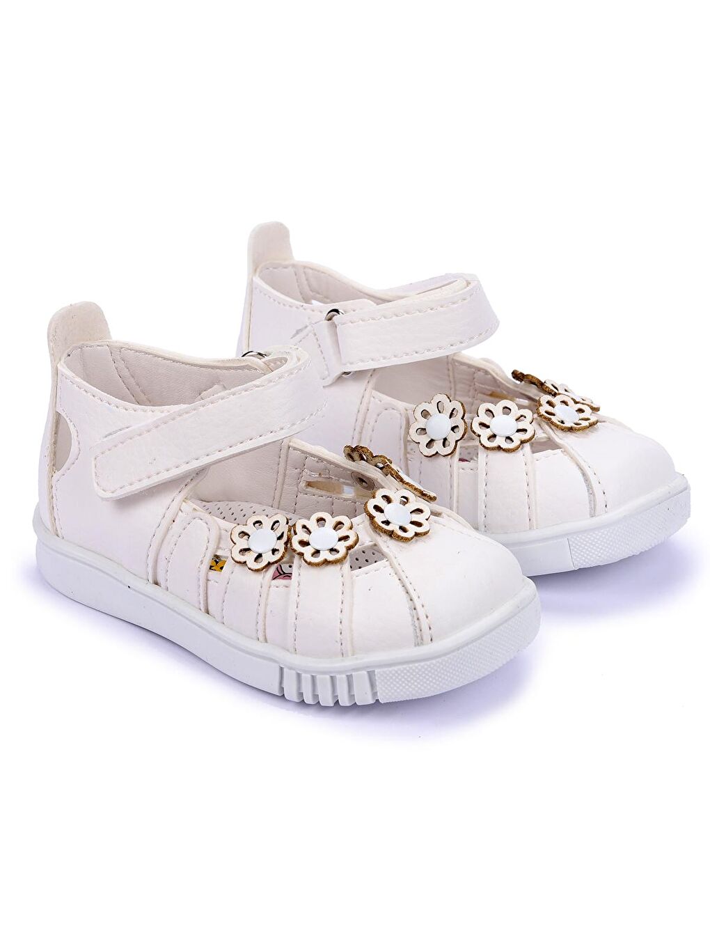 Beyaz Ortopedik Kız Çocuk İlk Adım Ayakkabı Şb 750-56-2