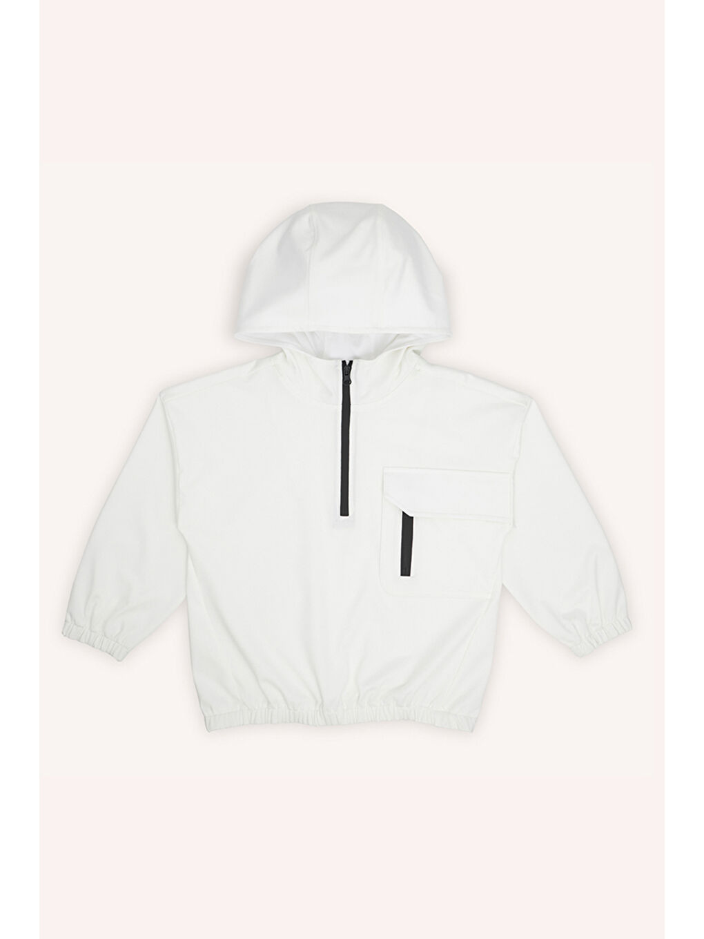 Erkek Çocuk Kapüşonlu Ekru Sweatshirt-2