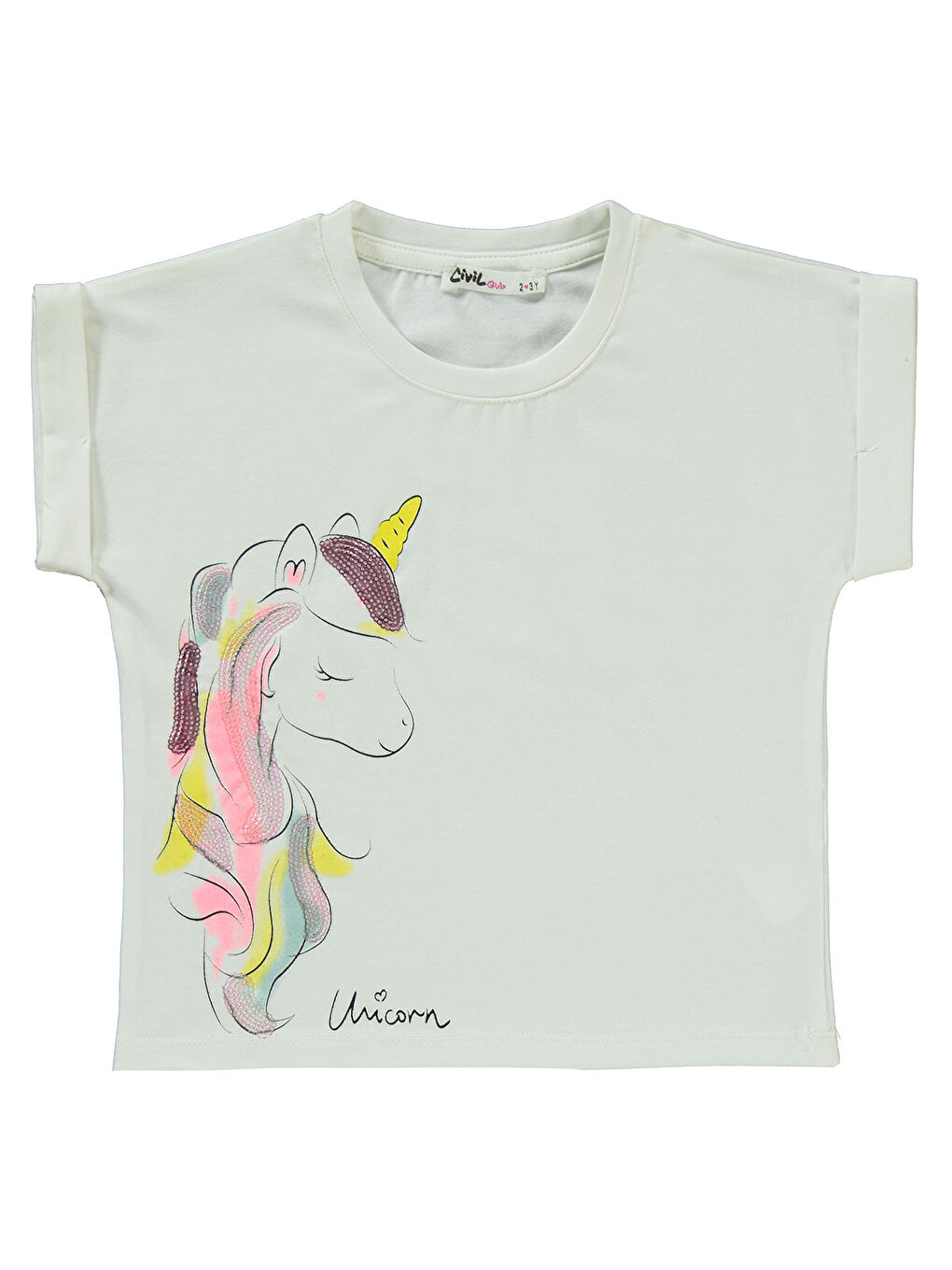 Girls Kız Çocuk Takım 2-5 Yaş Ekru-2