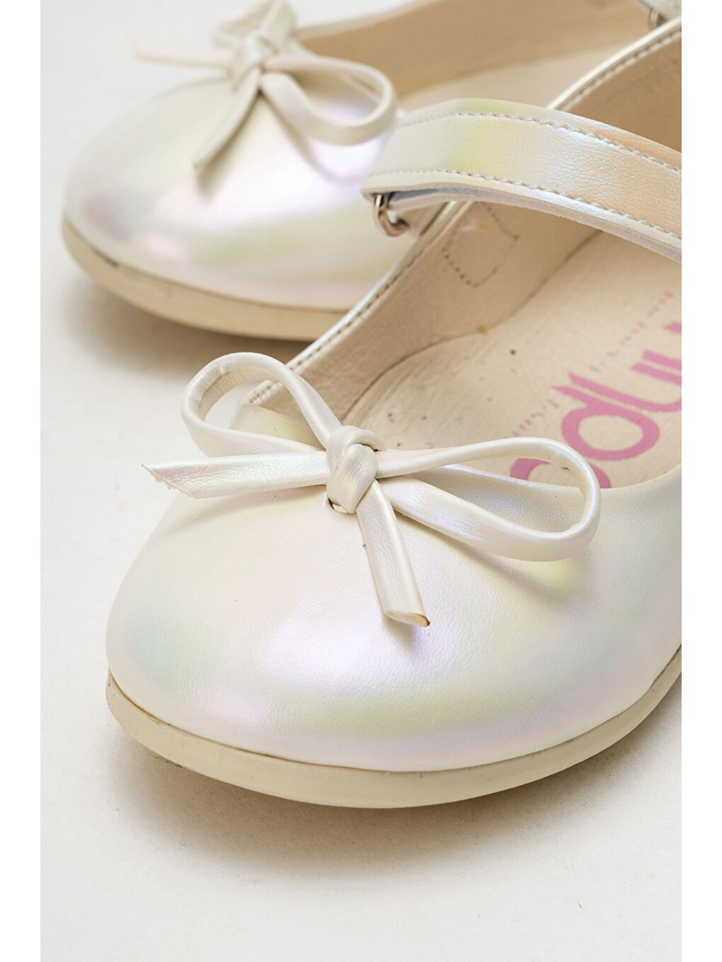 Ekru Kız Çocuk Sedef Fashion Babet-1