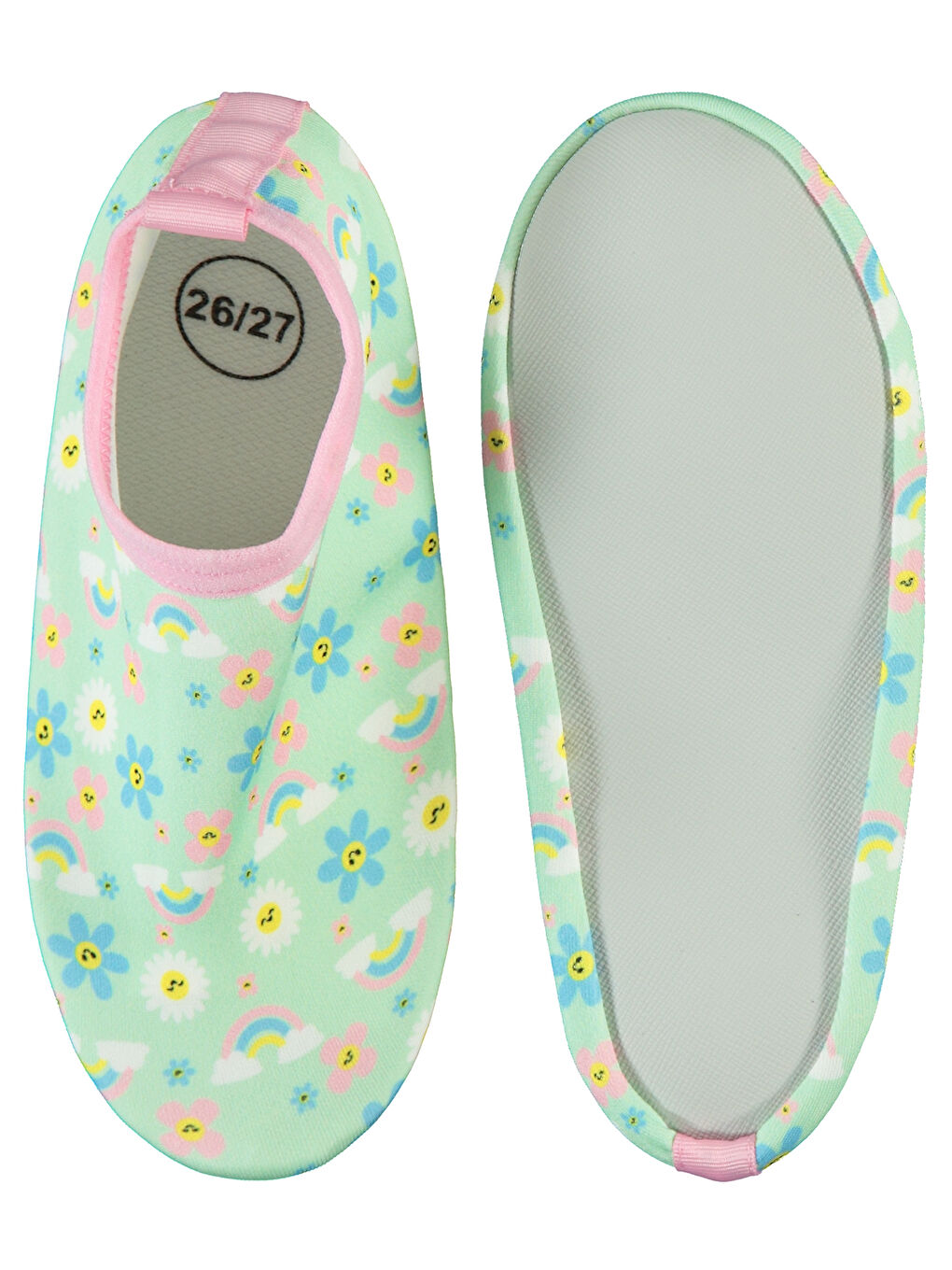 Yeşil Girls Kız Çocuk Deniz Ayakkabısı 26-30 Numara Mint-1