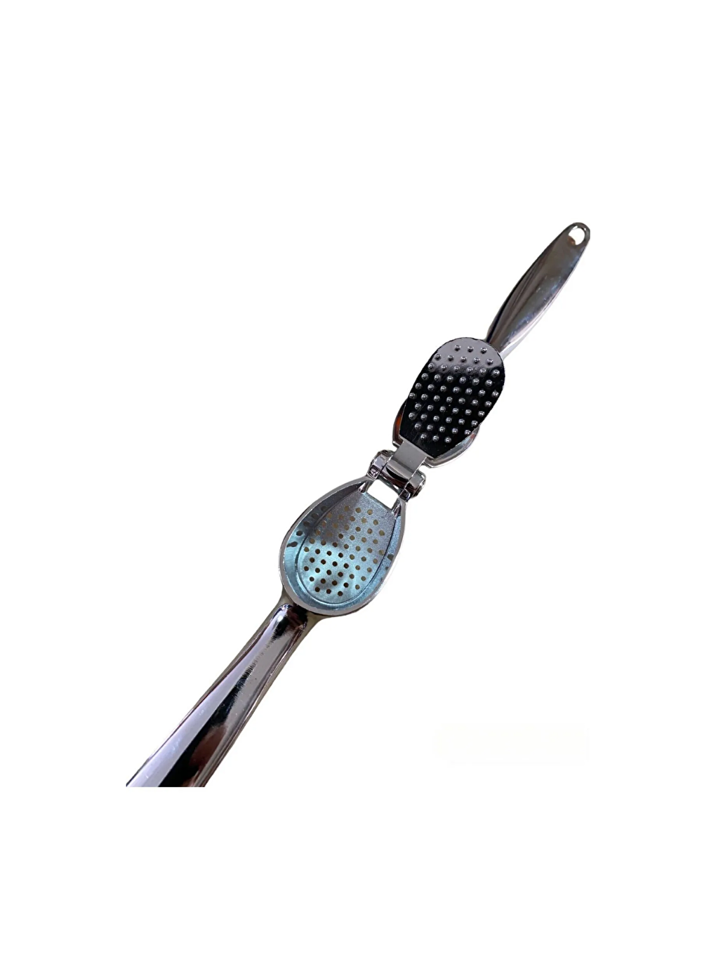 Gri Paslanmaz Çelik Ev Restoran Mutfak Çok Fonksiyonlu Sarımsak Ezici Soyucu-4