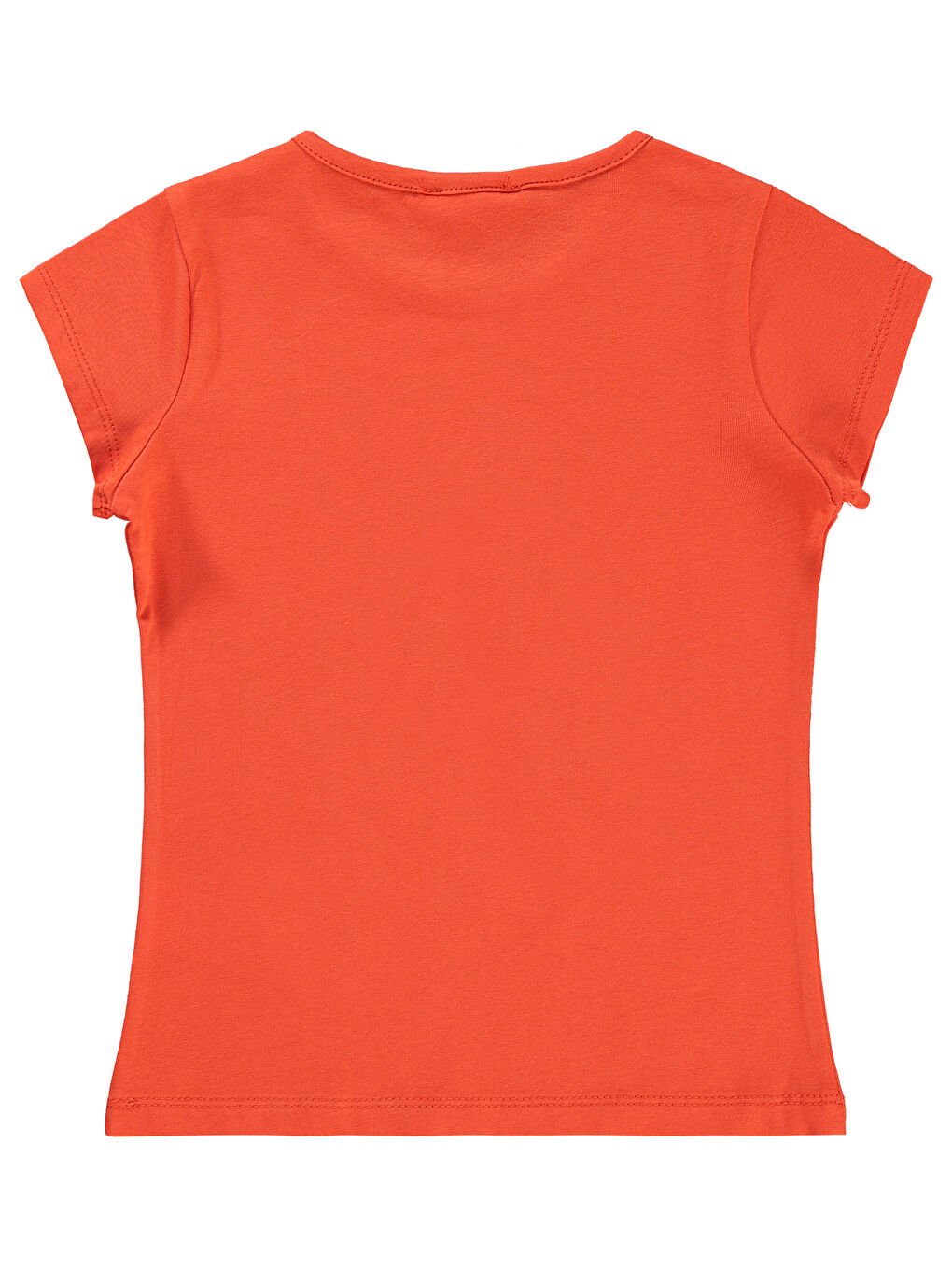 Turuncu Girls Kız Çocuk Tişört 10-13 Yaş Koyu Oranj-1