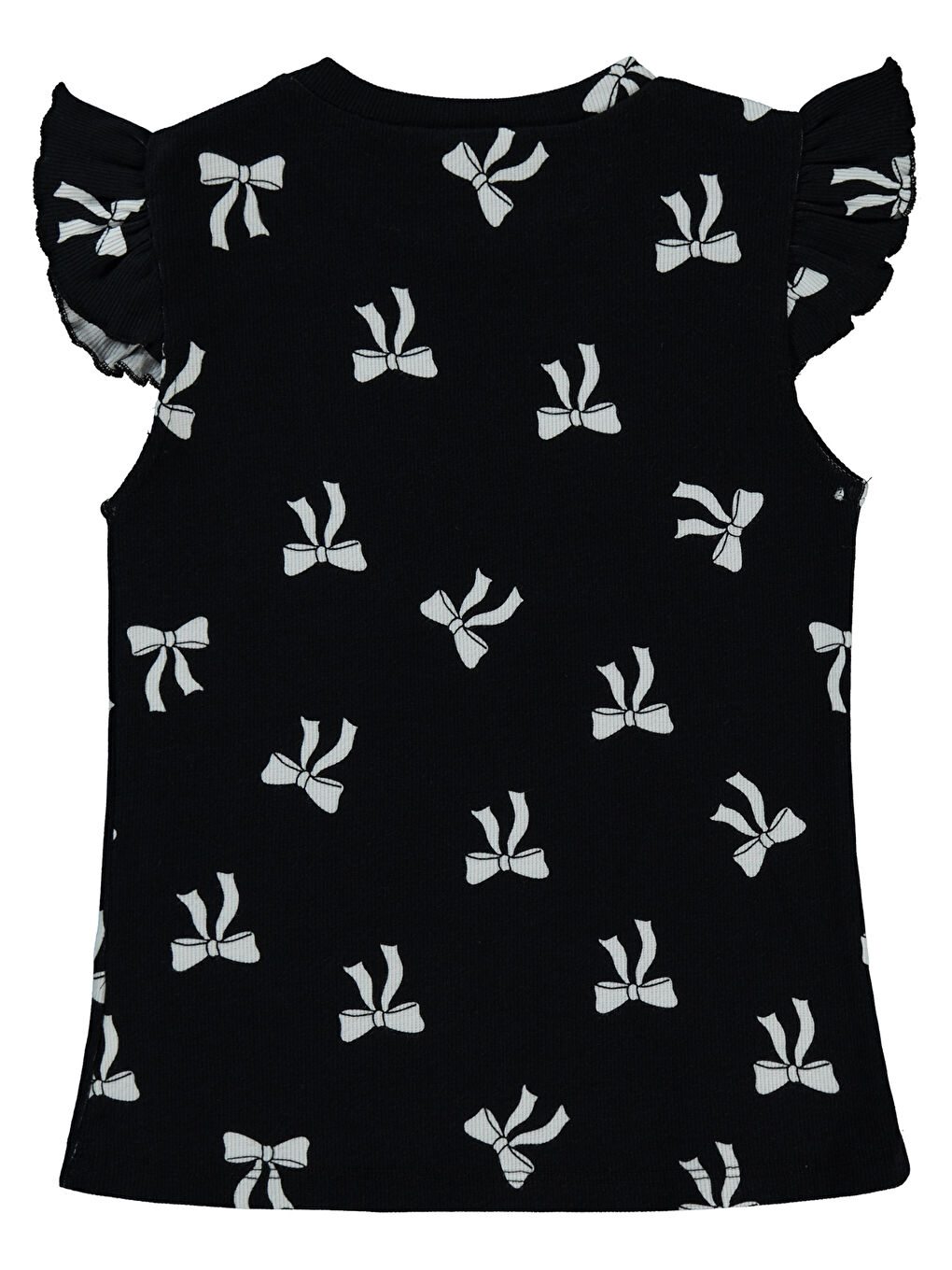 Girls Kız Çocuk Tişört 6-9 Yaş Siyah-1