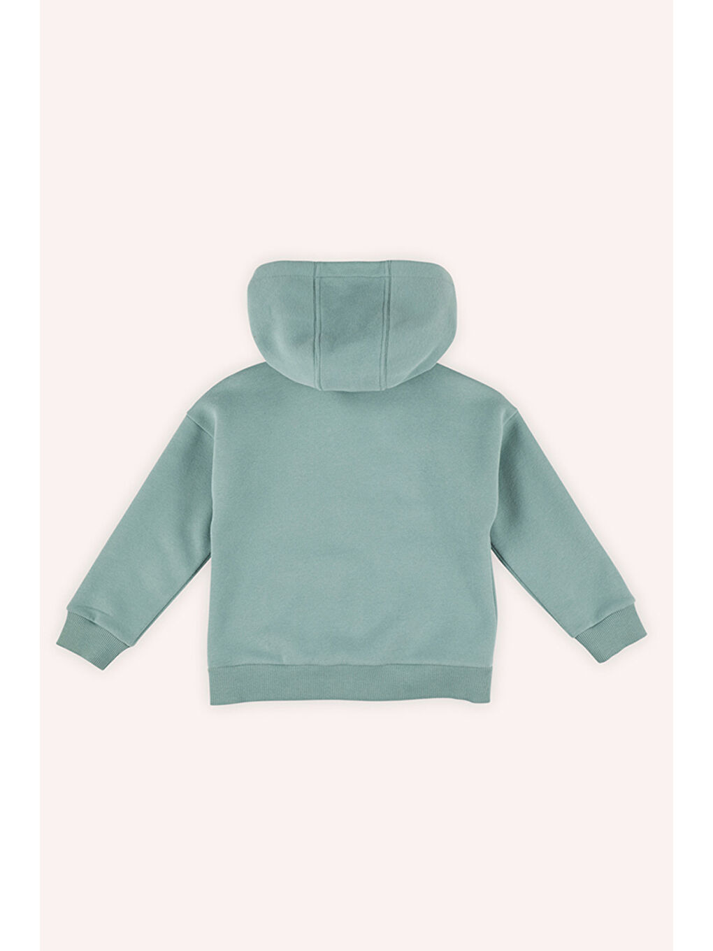 Kız Çocuk Fermuarlı Yeşil Sweatshirt-5