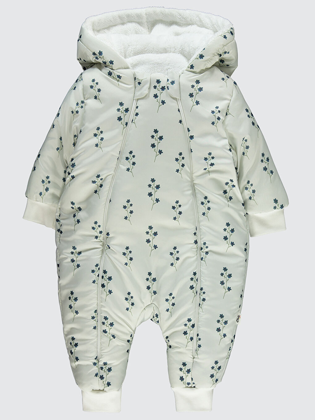 Kız Bebek Astronot Tulum 6-18 Ay Ekru