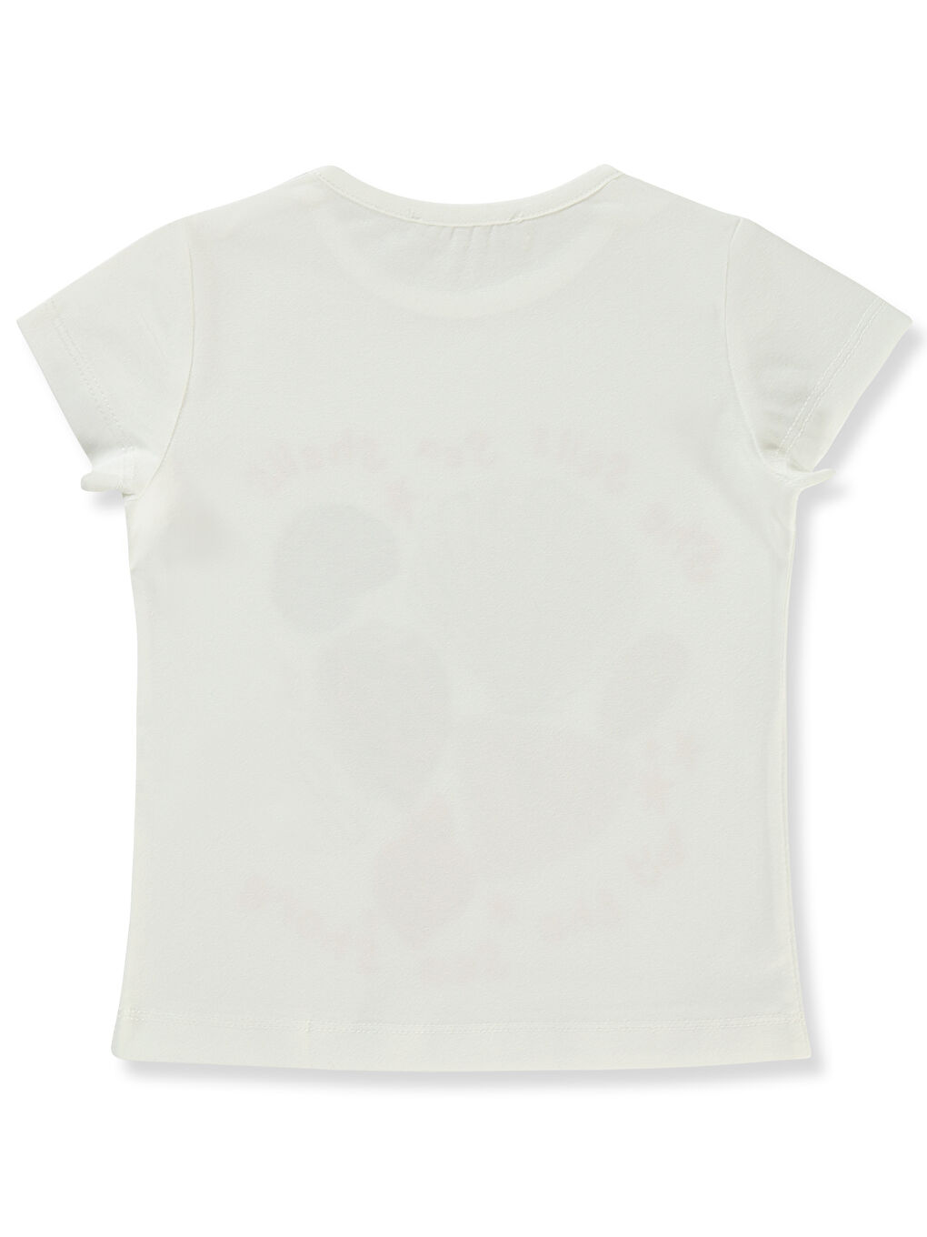 Girls Kız Çocuk Tişört 2-5 Yaş Ekru-2