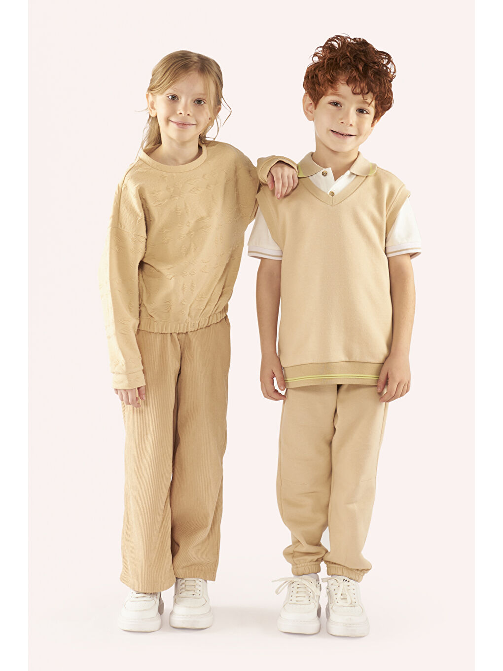 Kız Çocuk Bej Sweatshirt-2