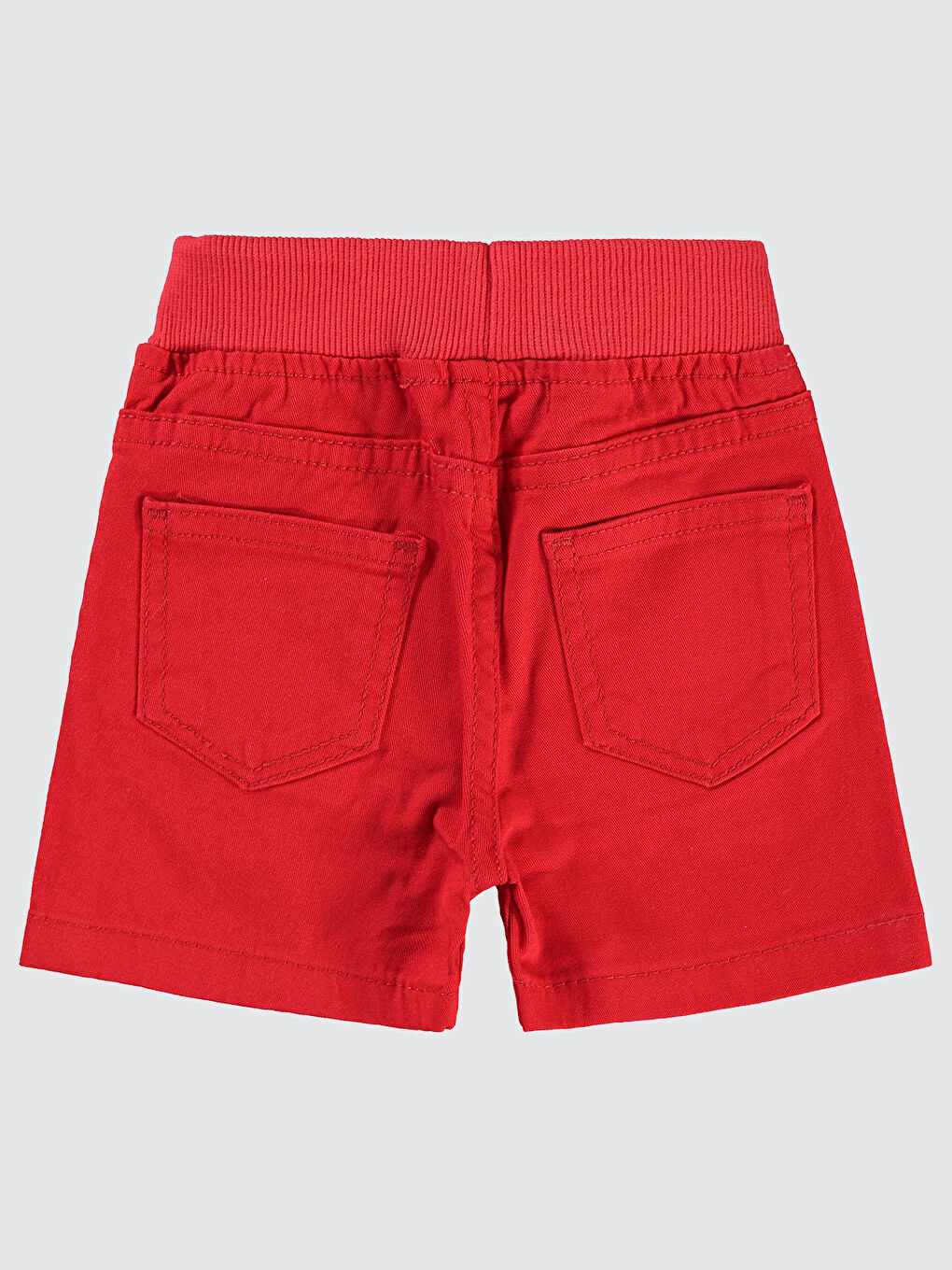 Baby Erkek Bebek Şort 6-18 Ay Kırmızı-1