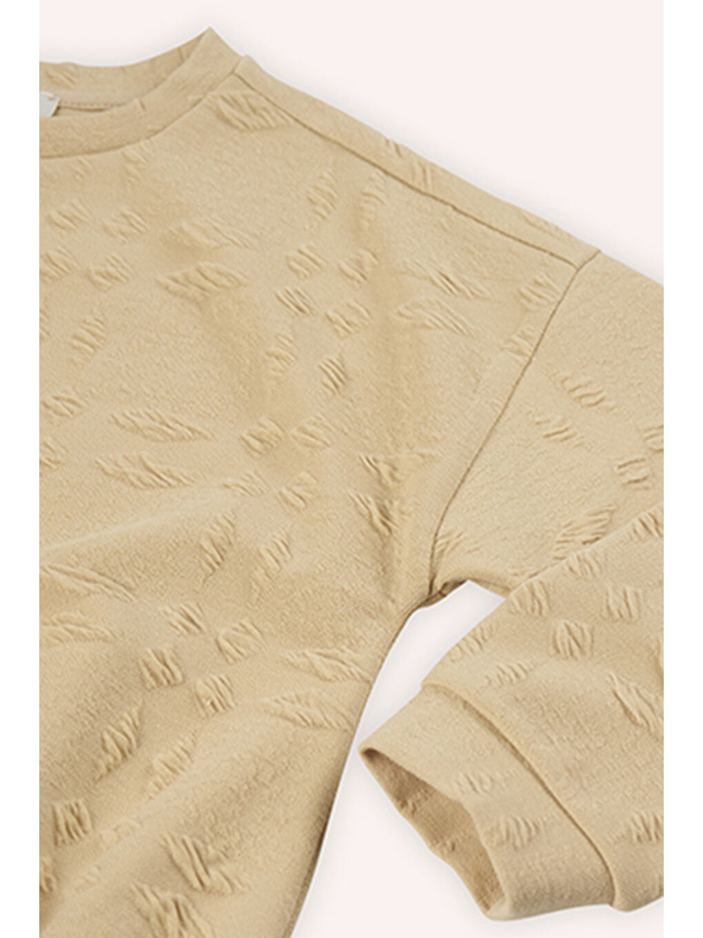 Kız Çocuk Bej Sweatshirt-3