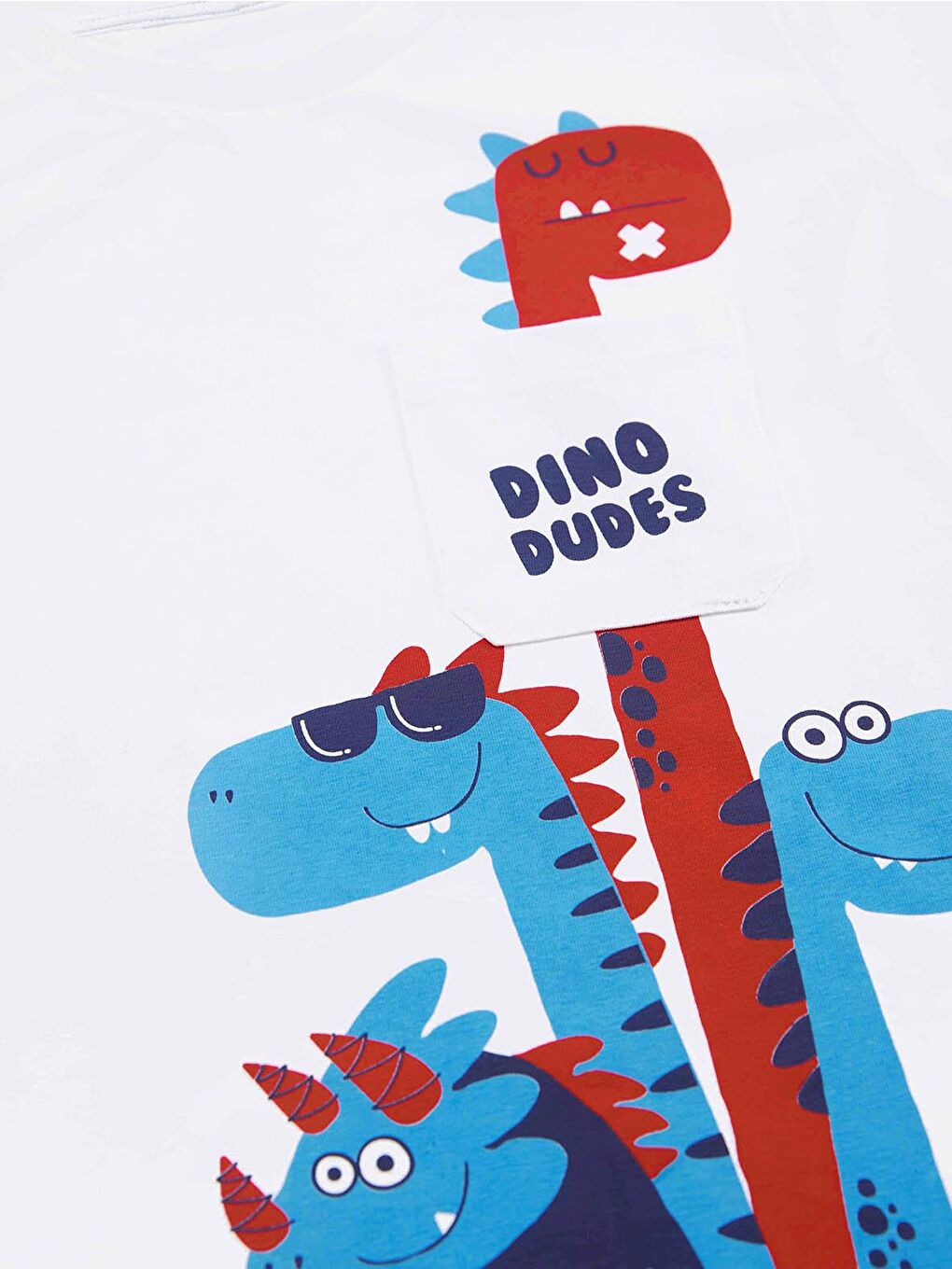 Denokids Karışık Dino Dudes Erkek Çocuk T-shirt Baggy Kapri Takım - 4