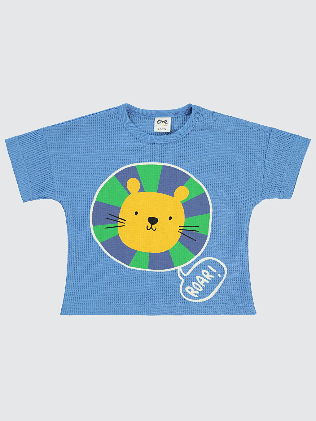 Baby Erkek Bebek Tişört 6-18 Ay Koyu Mavi