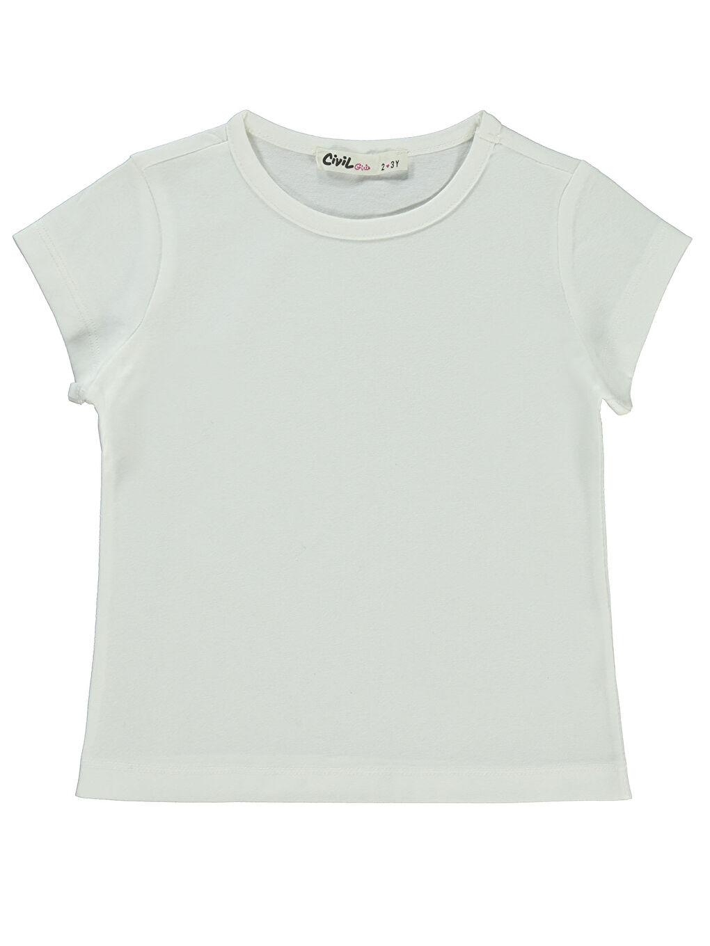 Girls Kız Çocuk Tişört 2-5 Yaş Ekru