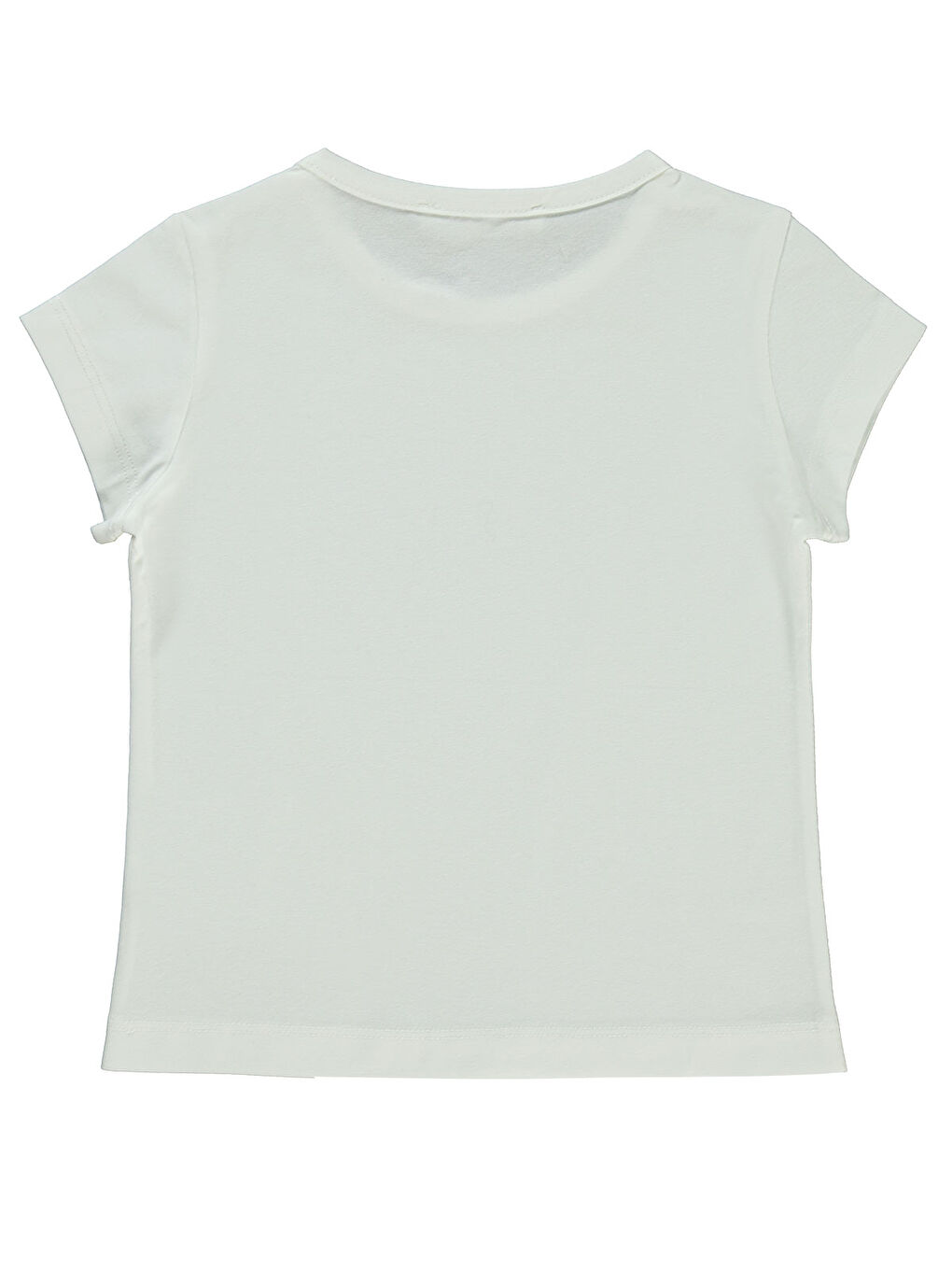 Girls Kız Çocuk Tişört 2-5 Yaş Ekru-1