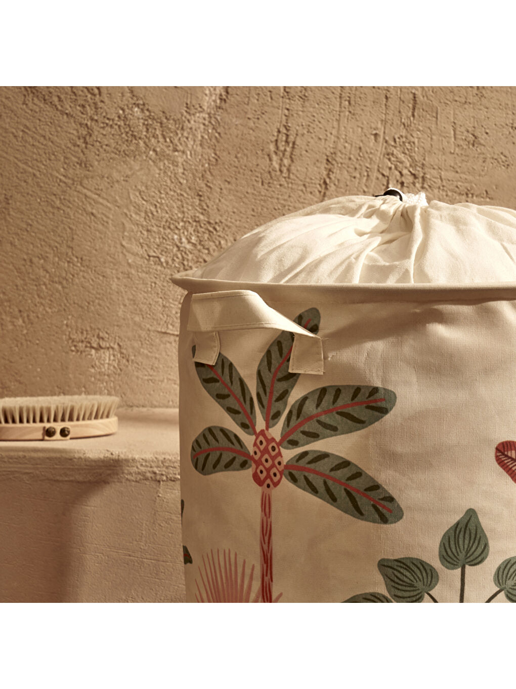 Karışık Abstract Safari Ağzı Büzgülü Çamaşır Sepeti Mix-1