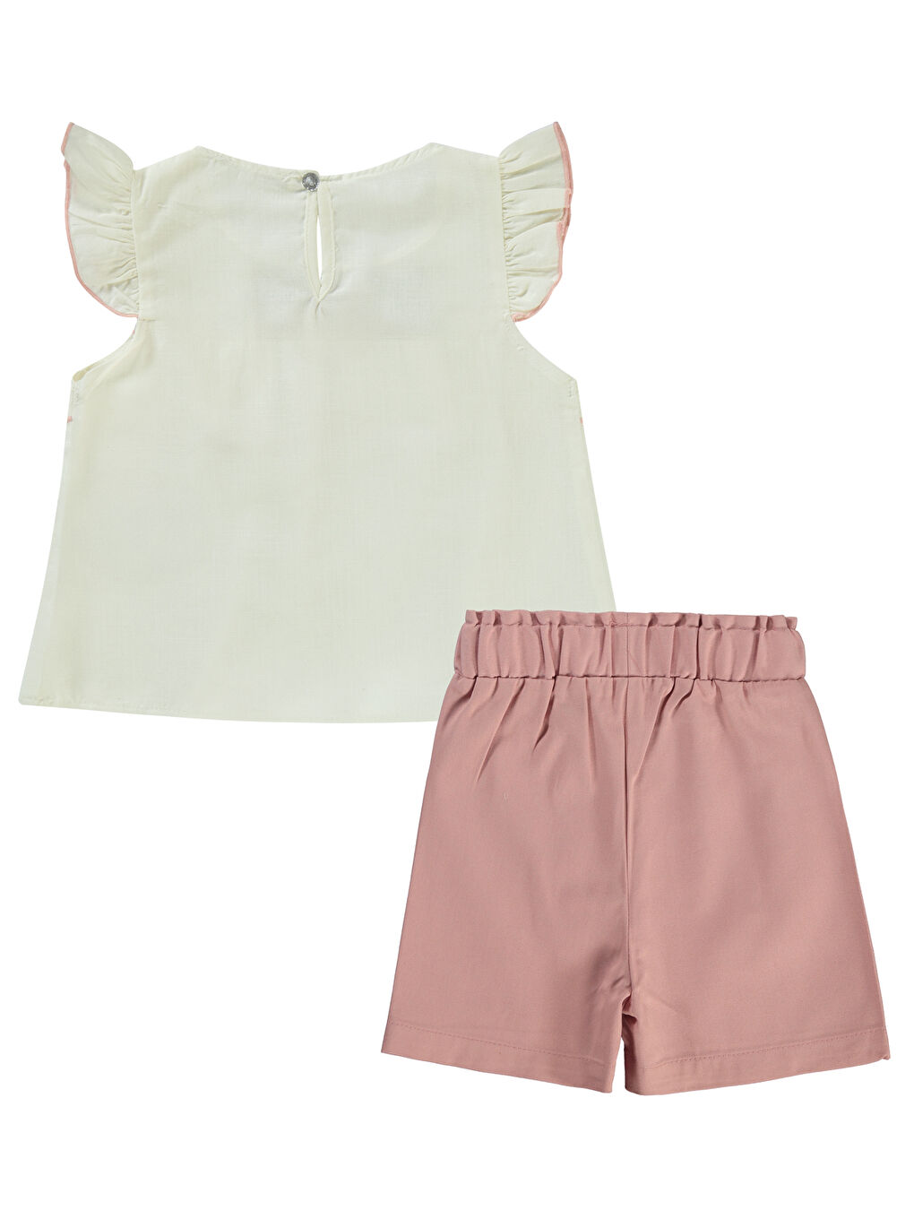 Girls Kız Çocuk Takım 2-5 Yaş Ekru-1