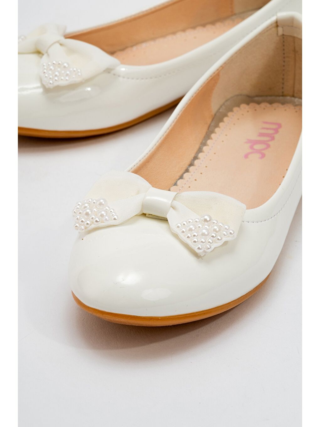 Kız Çocuk Beyaz Fashion Babet-1