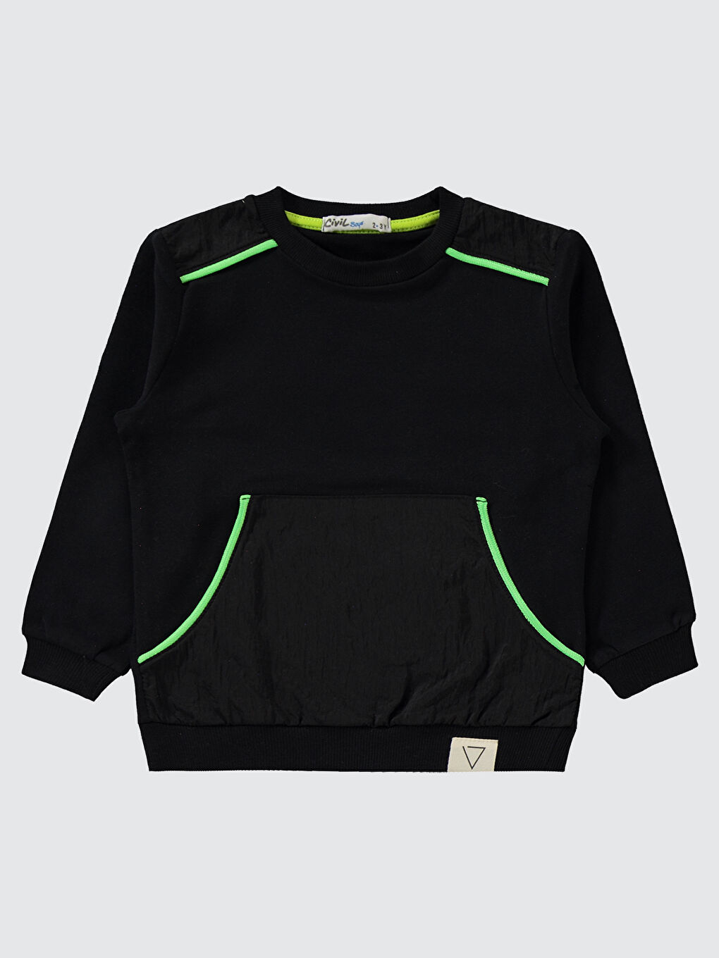 Erkek Çocuk Eşofman Takımı 2-5 Yaş Siyah-2