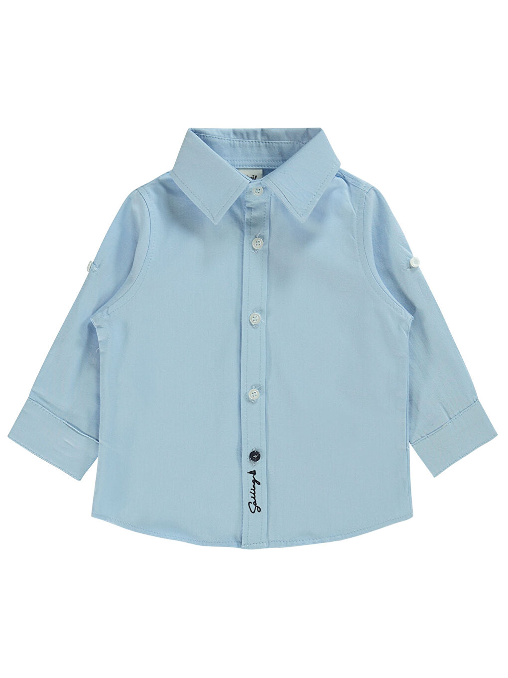 Baby Erkek Bebek Gömlek 6-18 Ay Mavi