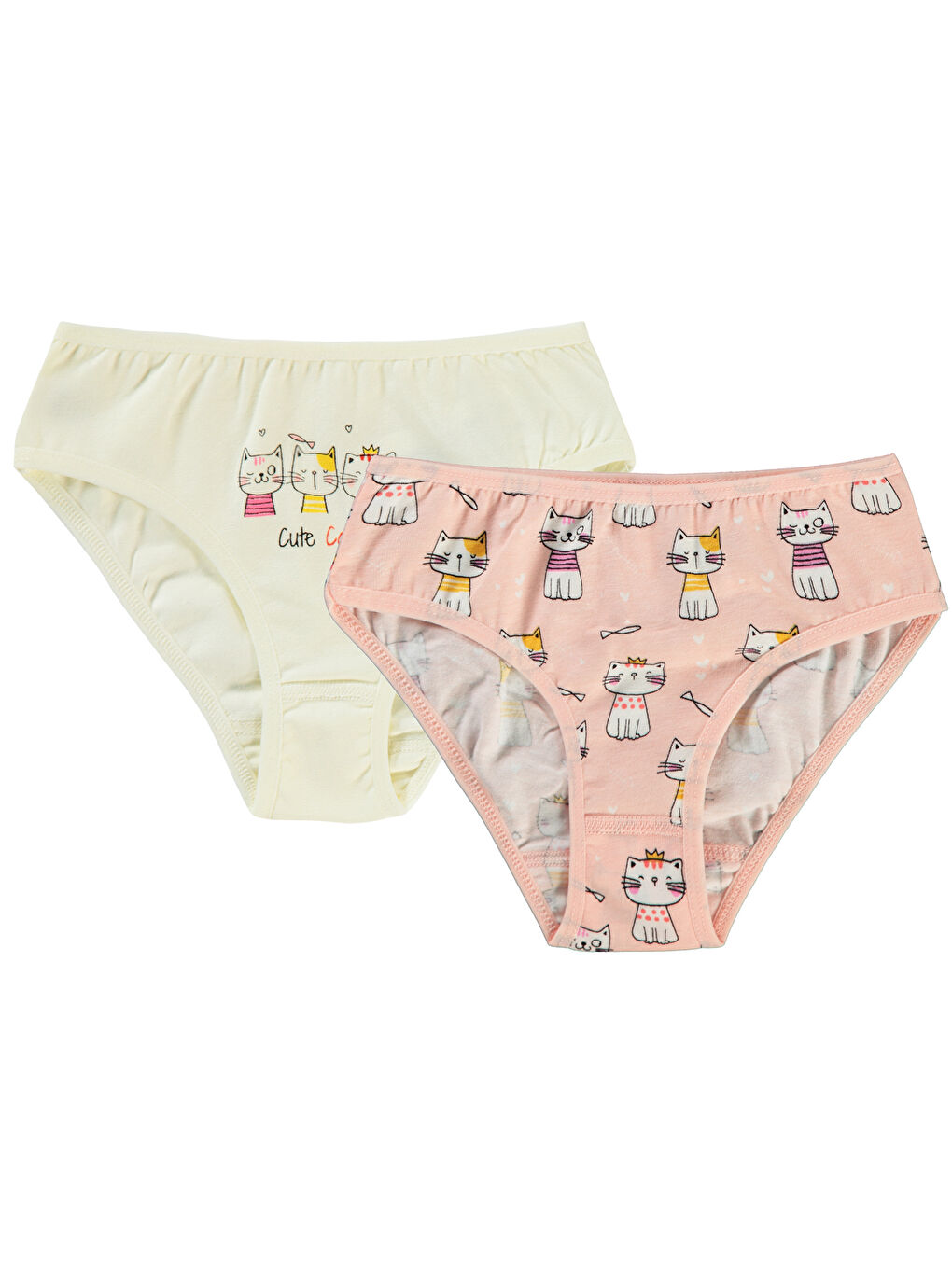 Pembe Girls Kız Çocuk 2'li Külot Set 2-10 Yaş Somon