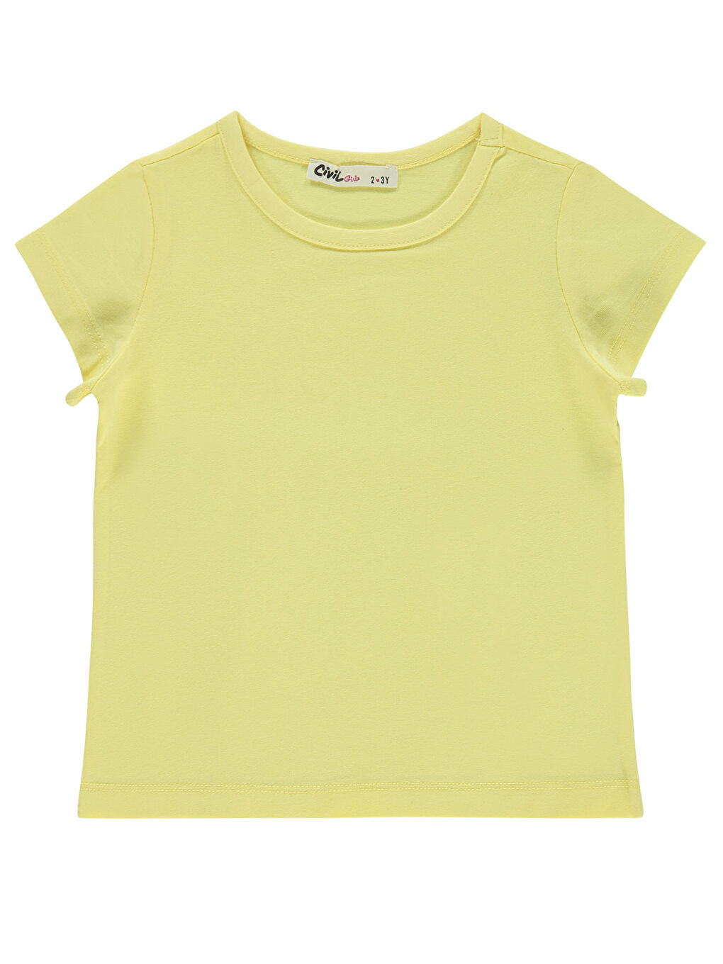 Girls Kız Çocuk Tişört 2-5 Yaş Sarı