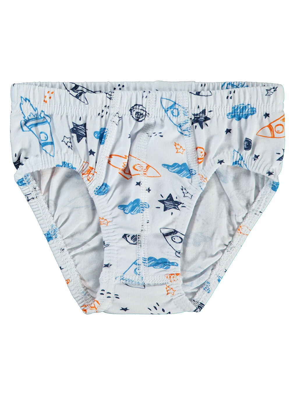 Boys Erkek Çocuk 2'li Külot Set 2-10 Yaş Mavi-1