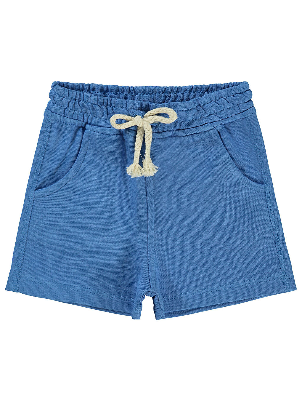 Baby Erkek Bebek Şort 6-18 Ay Saks Mavisi