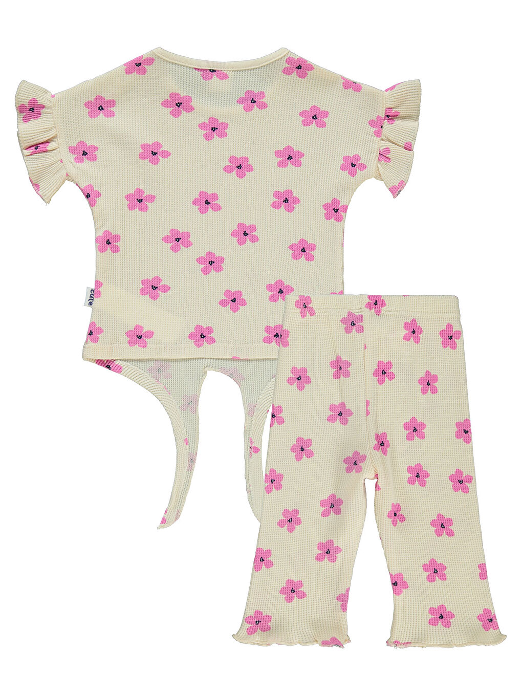 Bej Baby Kız Bebek Takım 6-18 Ay FilDişi-1