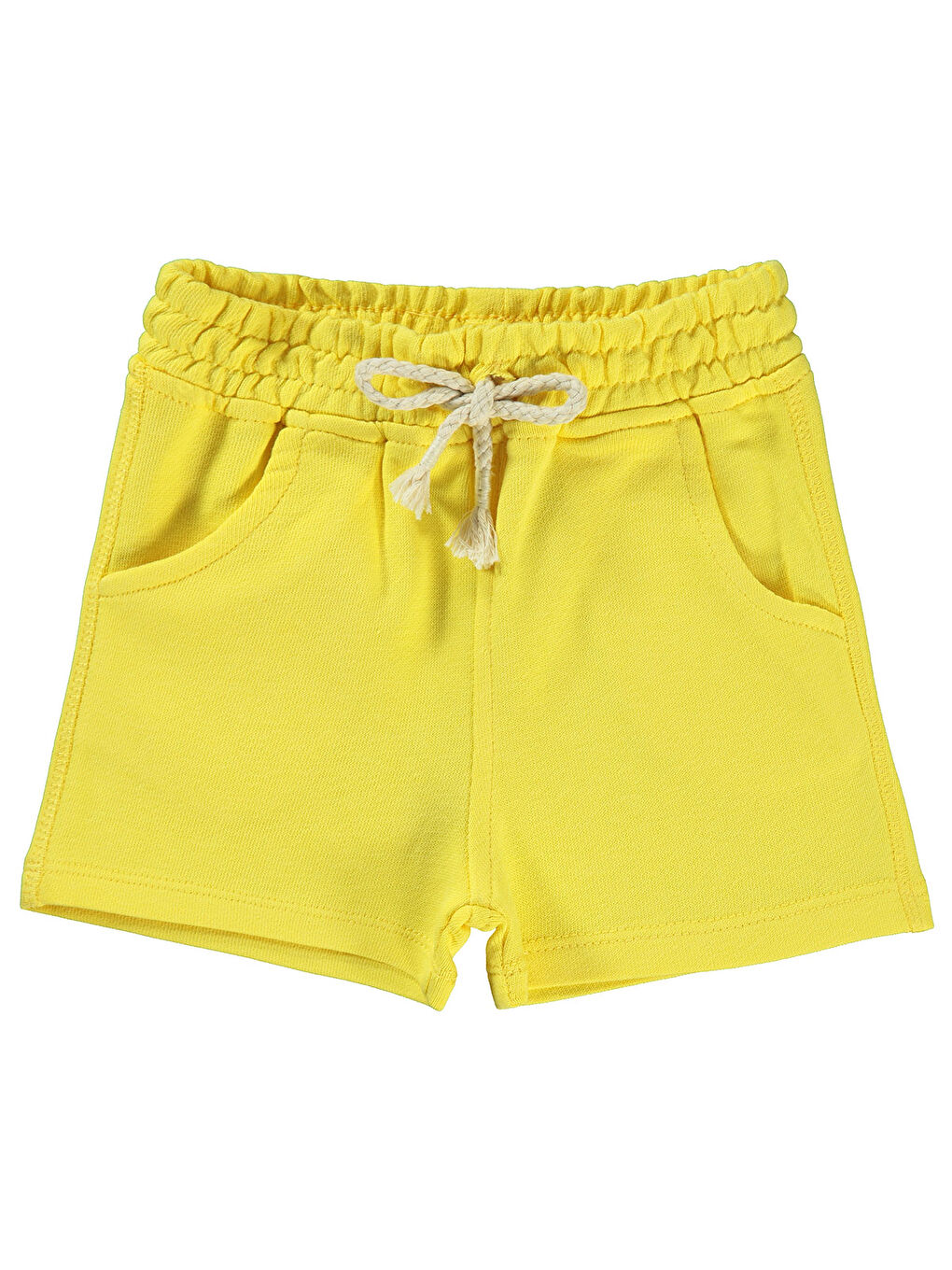 Baby Erkek Bebek Şort 6-18 Ay Canlı Sarı