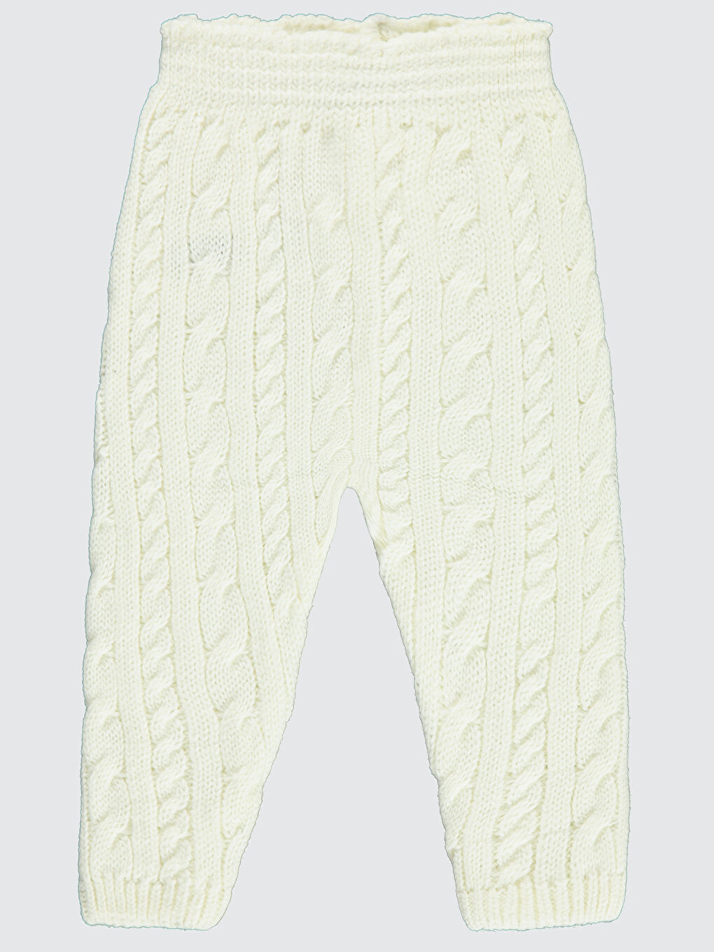 Baby Bebek Triko Patiksiz Tek Alt 3-12 Ay Ekru