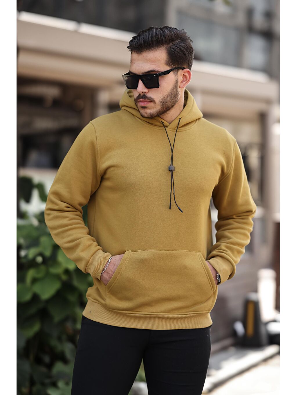 Miron Zeytin Yeşili Basic Sweatshirt Regular Fit-Zeytin