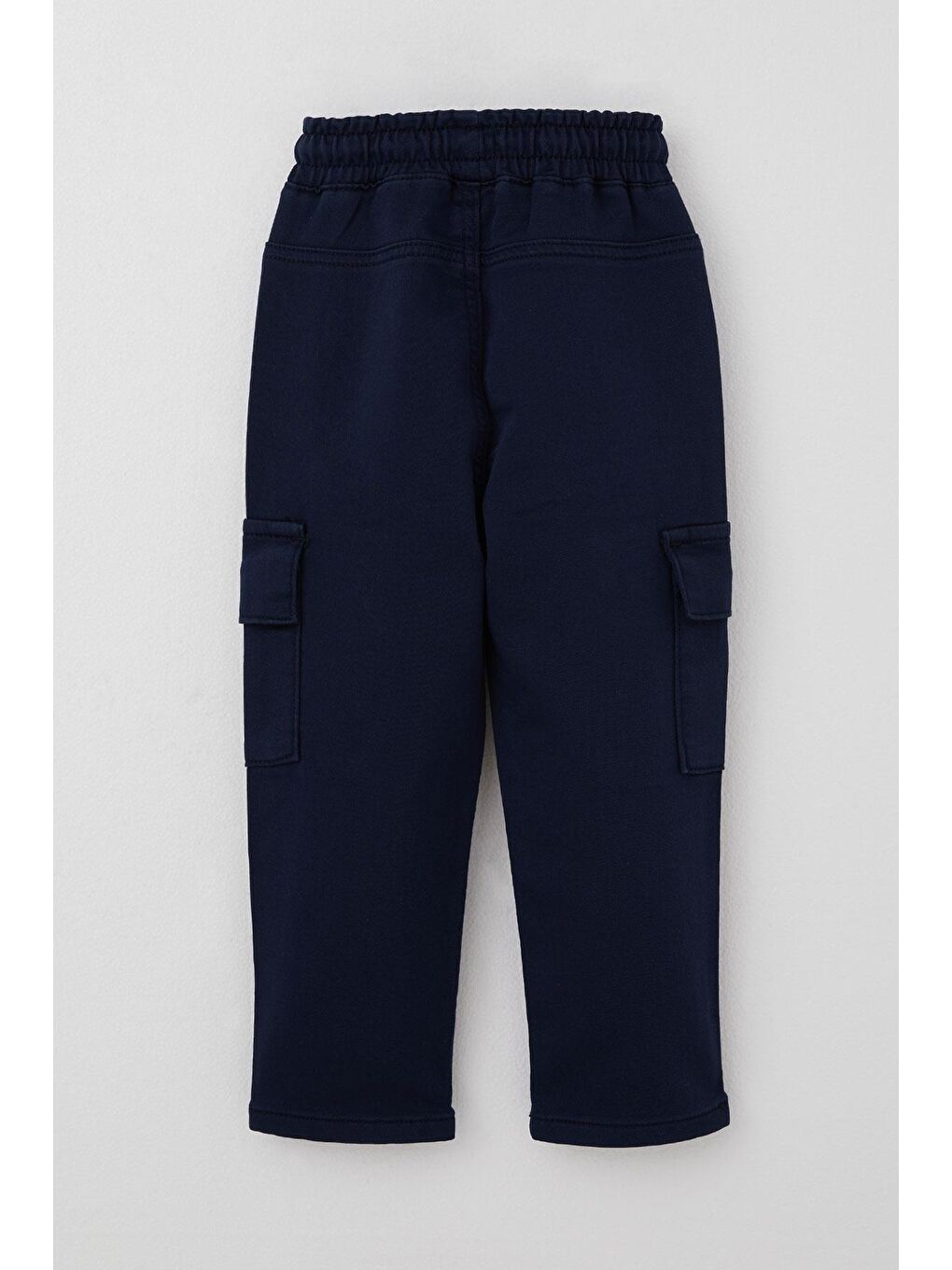 Erkek Çocuk Pantolon Kargo Cepli Beli Lastikli Lacivert (1.5-5 Yaş)-4