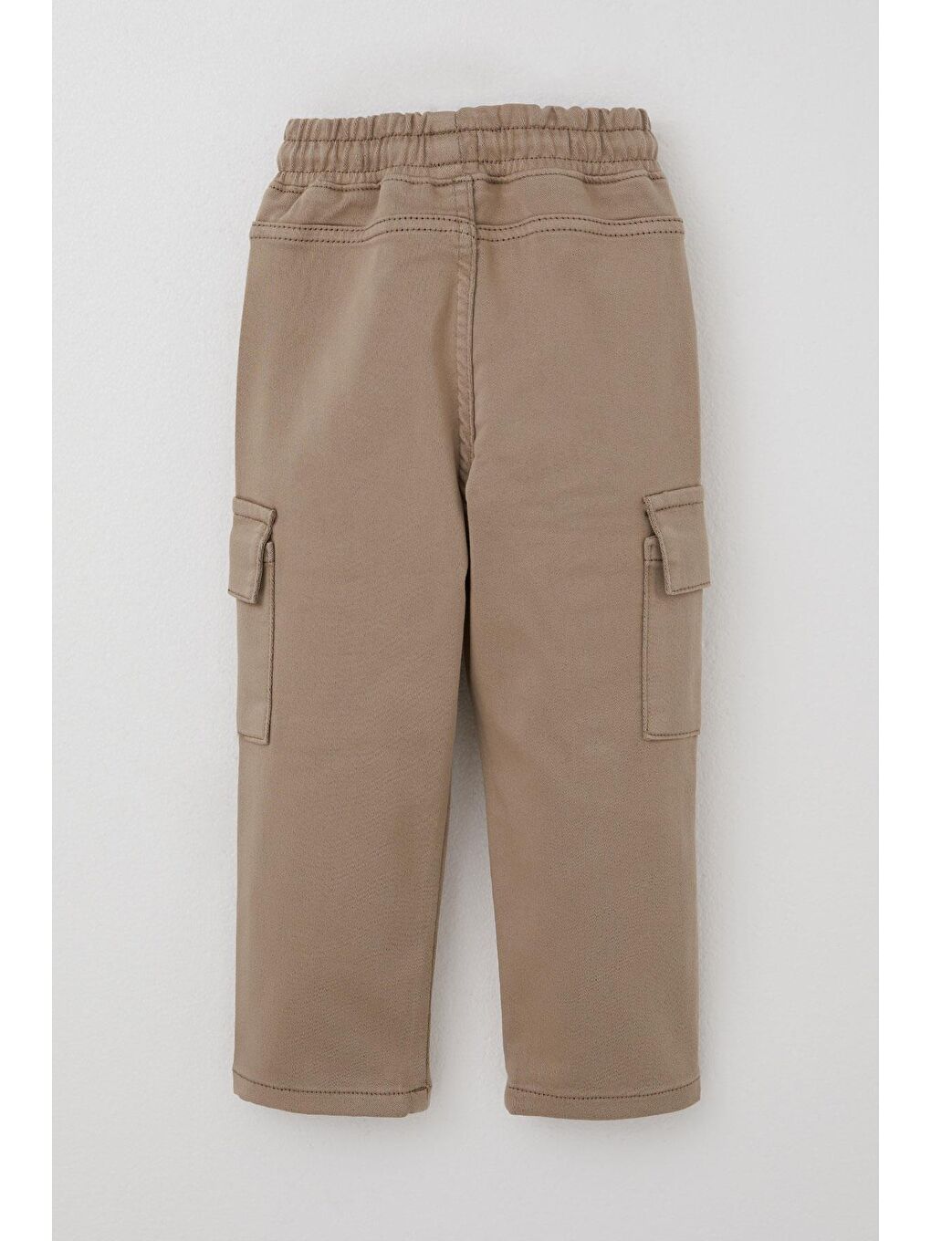 Erkek Çocuk Pantolon Kargo Cepli Beli Lastikli Bej (1.5-5 Yaş)-2