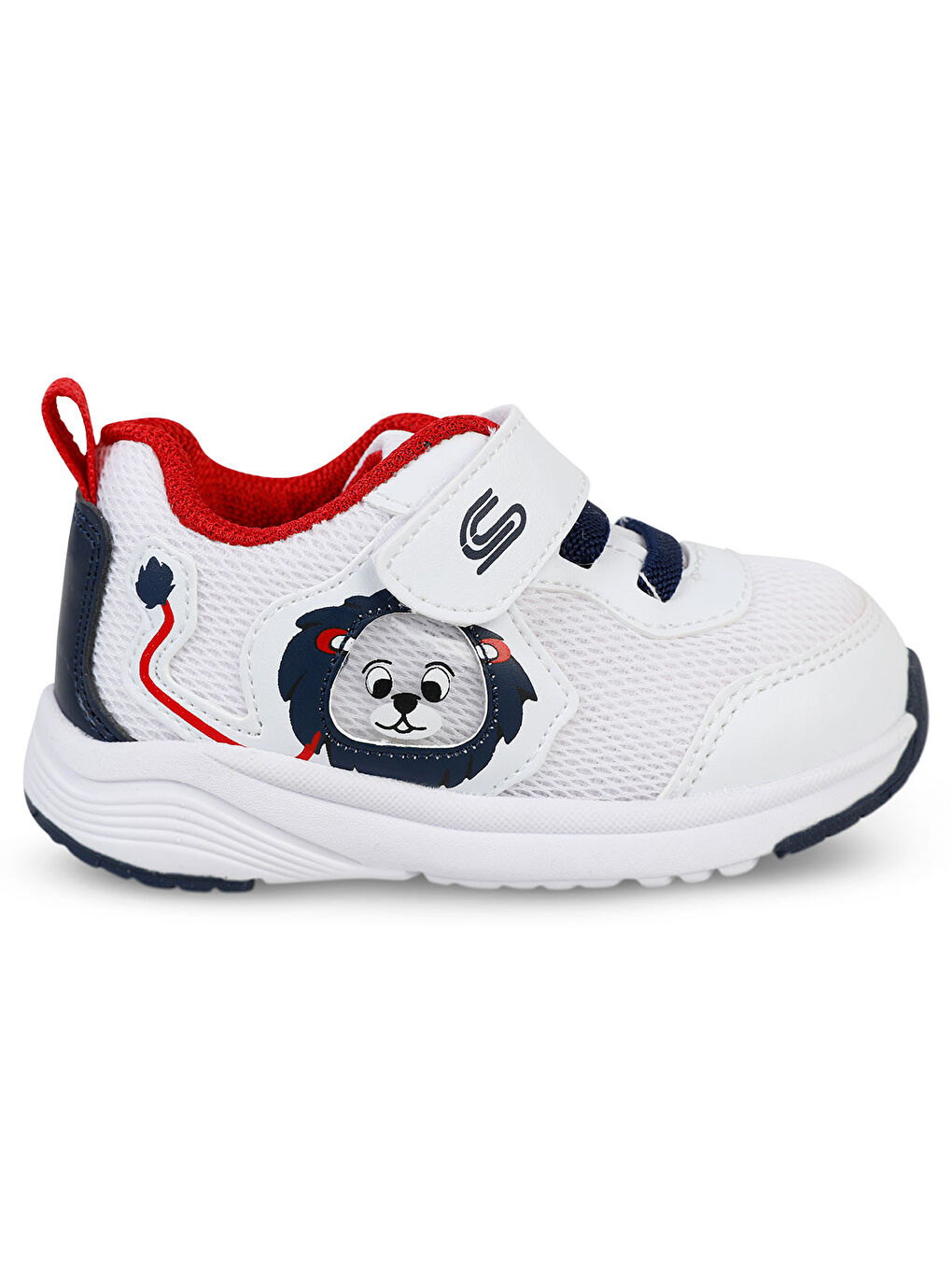 Baby Erkek Bebek İlkadım Ayakkabı 19-21 Numara Beyaz-Lacivert
