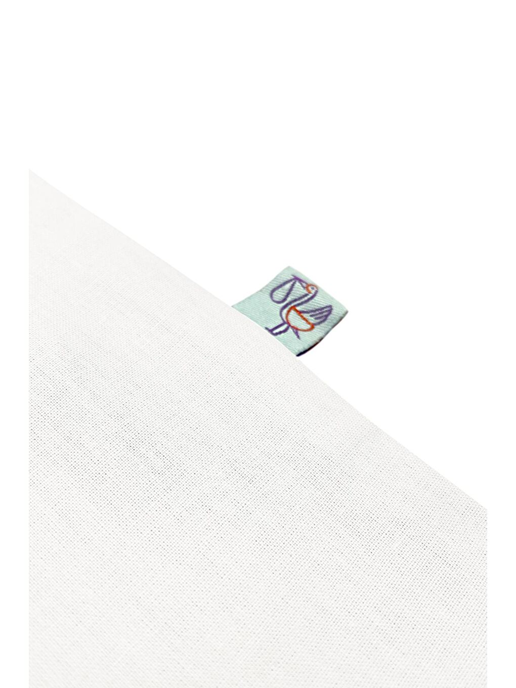 Organik %100 Pamuk Ranforce 35x45cm Yastık Kılıfı – Beyaz-2