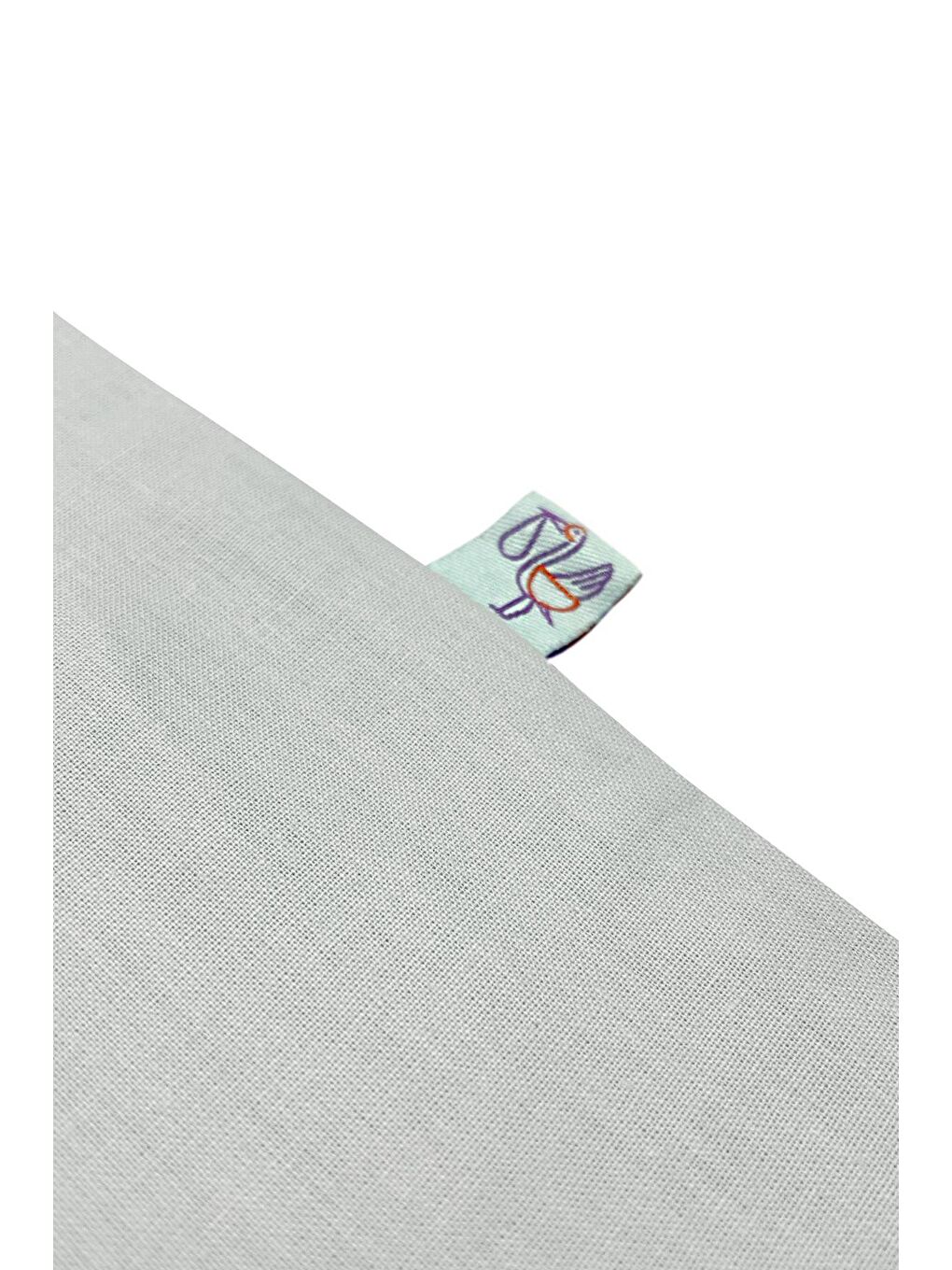 Organik %100 Pamuk Ranforce 35x45cm Yastık Kılıfı – Gri-5