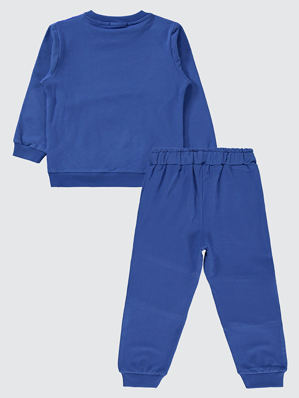 Erkek Çocuk Eşofman Takımı 2-5 Yaş Saks Mavisi-1