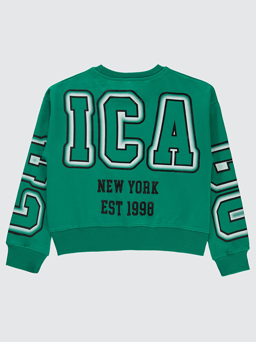 Yeşil Girls Kız Çocuk Sweatshirt 10-13 Yaş-1