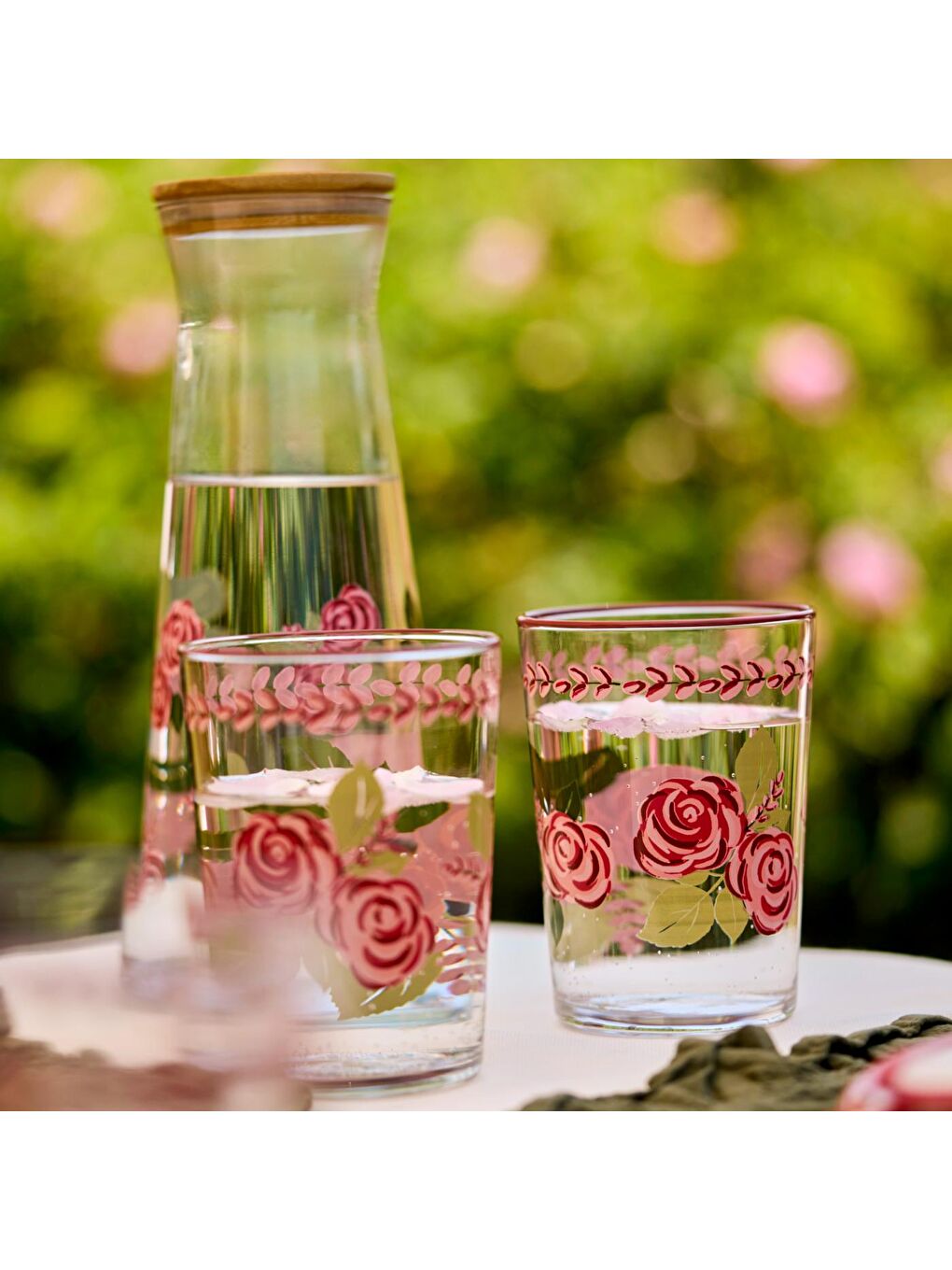 Karışık Rose 5 Parça Su Seti-1