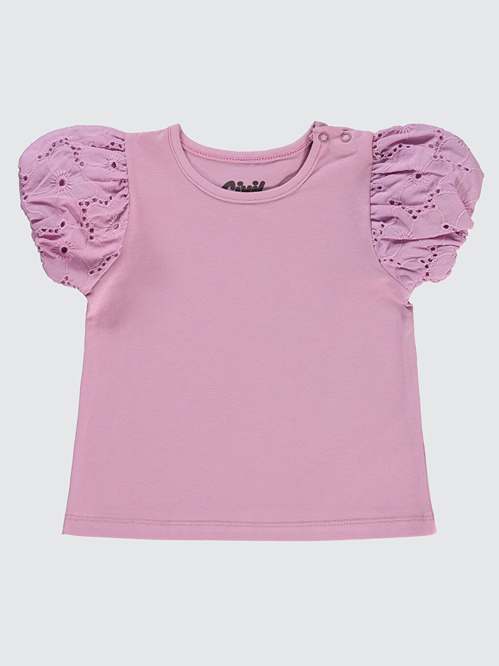 Baby Kız Bebek Tişört 6-18 Ay Lila