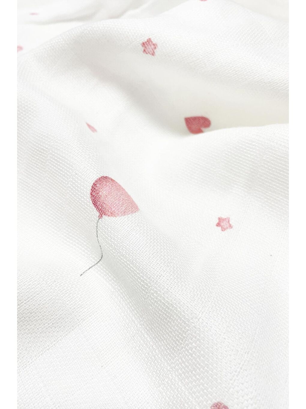 Beyaz Sleep Time 100% Pamuk Müslin Örtü Seti (70x70 cm 3'lü)-4