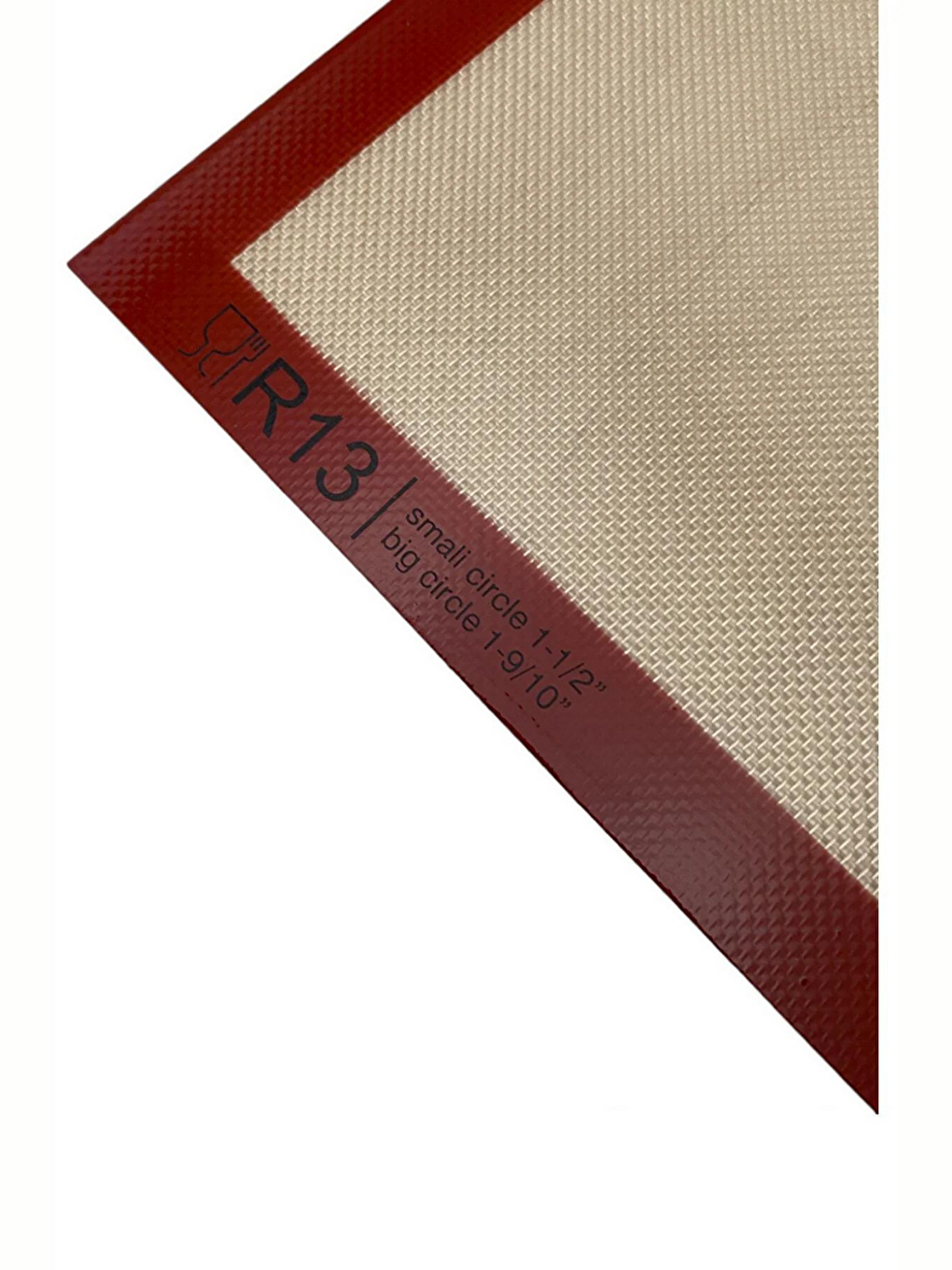 Fırın Pişirme Altlığı Pembe Ölçülü Hamur Açma Matı 45x65 cm Antrasit Silikon Merdane-4