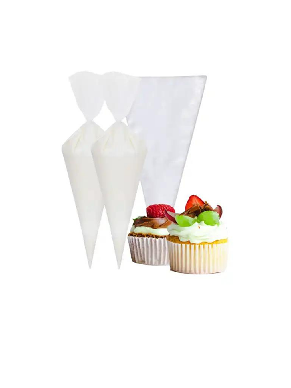 Kitchen Design Lab Renksiz Kullan At Krema Sıkma Torbası Seti200 Adet ( 4 Paket ) - 3