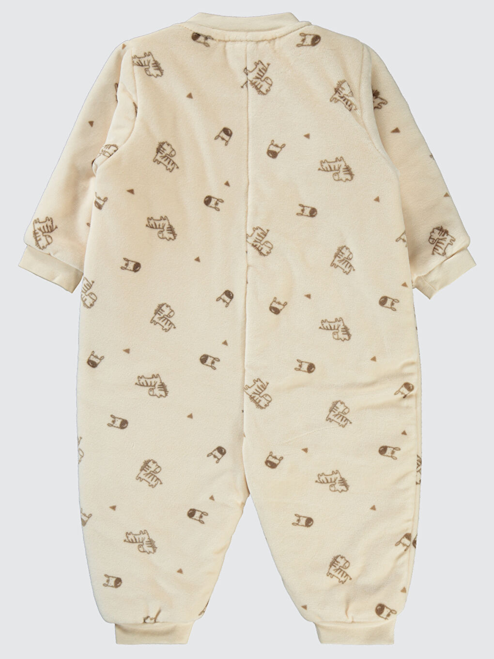 Kahverengi Baby Erkek Bebek Patiksiz Uyku Tulumu 12-18 Ay Sütlükahve-1