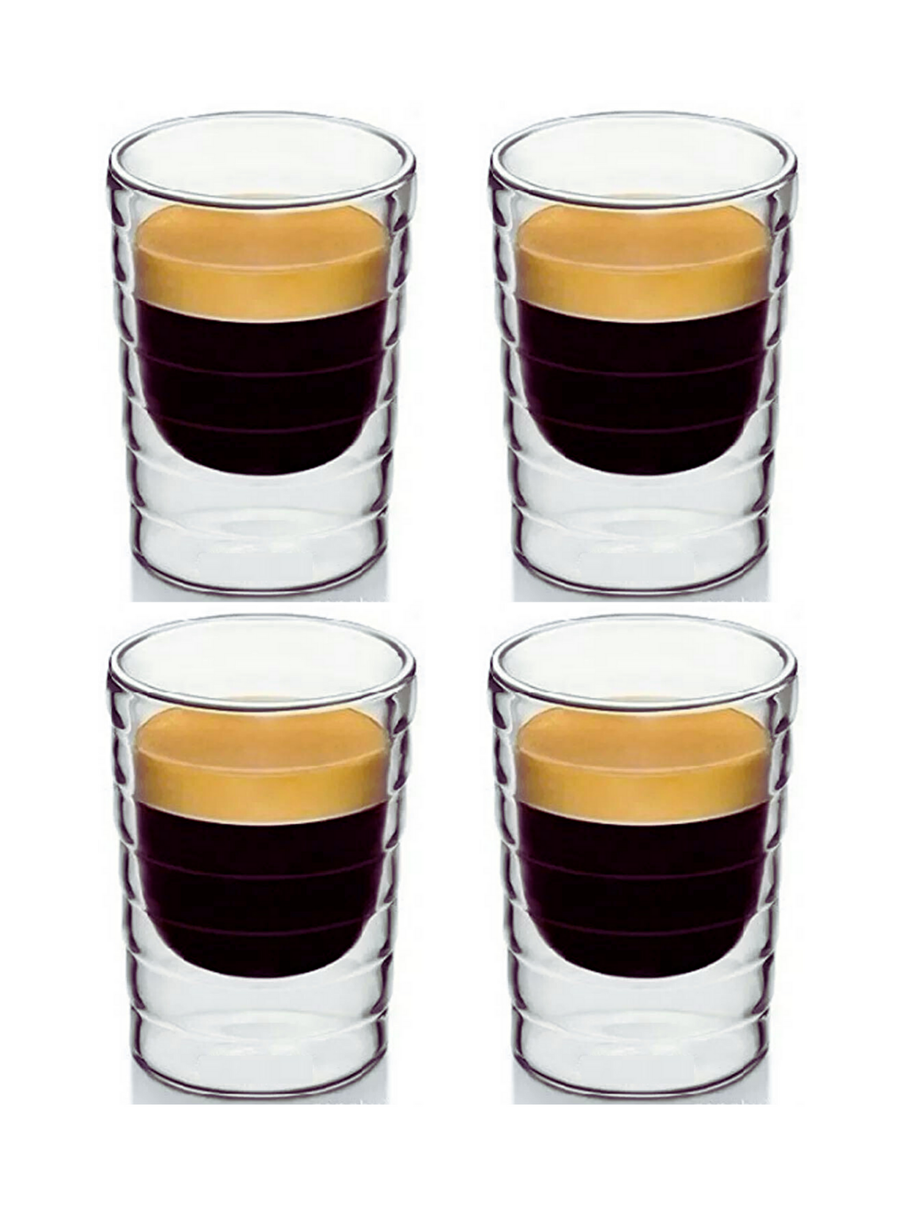 Kitchen Design Lab Renksiz Yeni Stil Ekspresso Fincanı 85 ml 4 Adet 2916