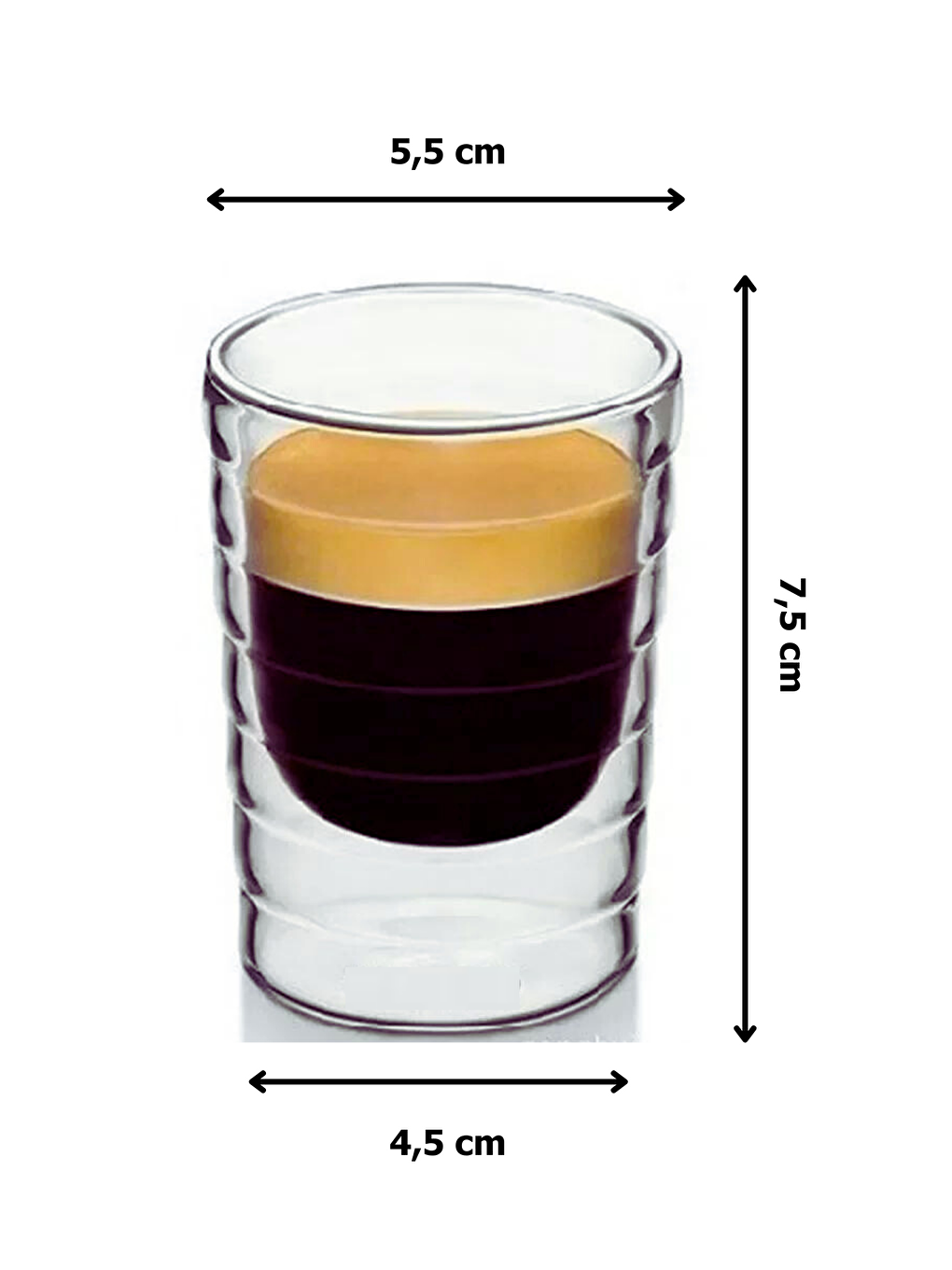 Kitchen Design Lab Renksiz Yeni Stil Ekspresso Fincanı 85 ml 4 Adet 2916 - 2