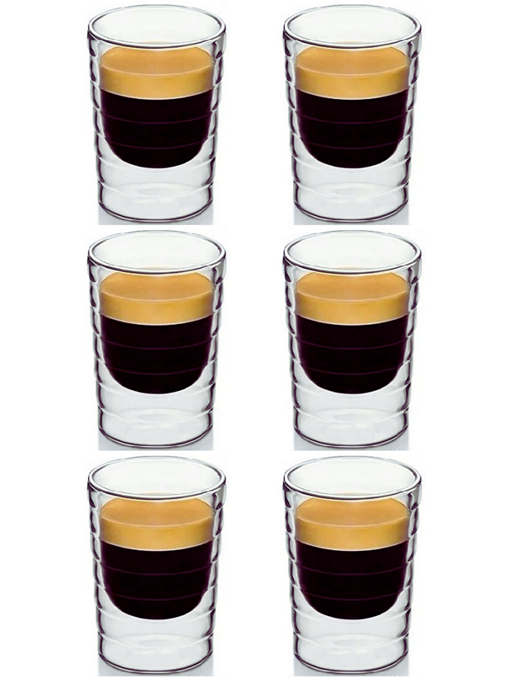 Kitchen Design Lab Renksiz Yeni Stil Ekspresso Fincanı 85 ml 6 Adet 2916