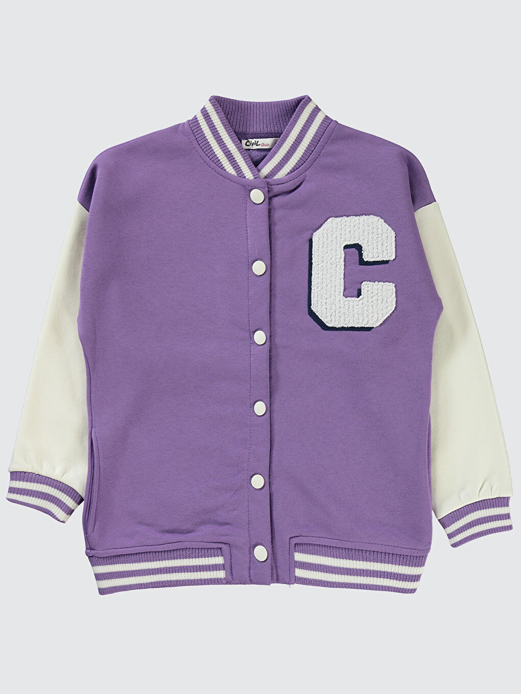 Lila Girls Kız Çocuk Hırka 10-13 Yaş Meta Leylak