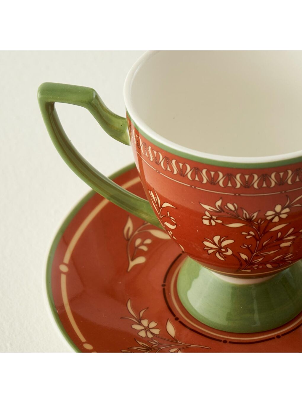 Karışık Ethnic 2'li Kahve Fincanı Seti (90 cc)-1