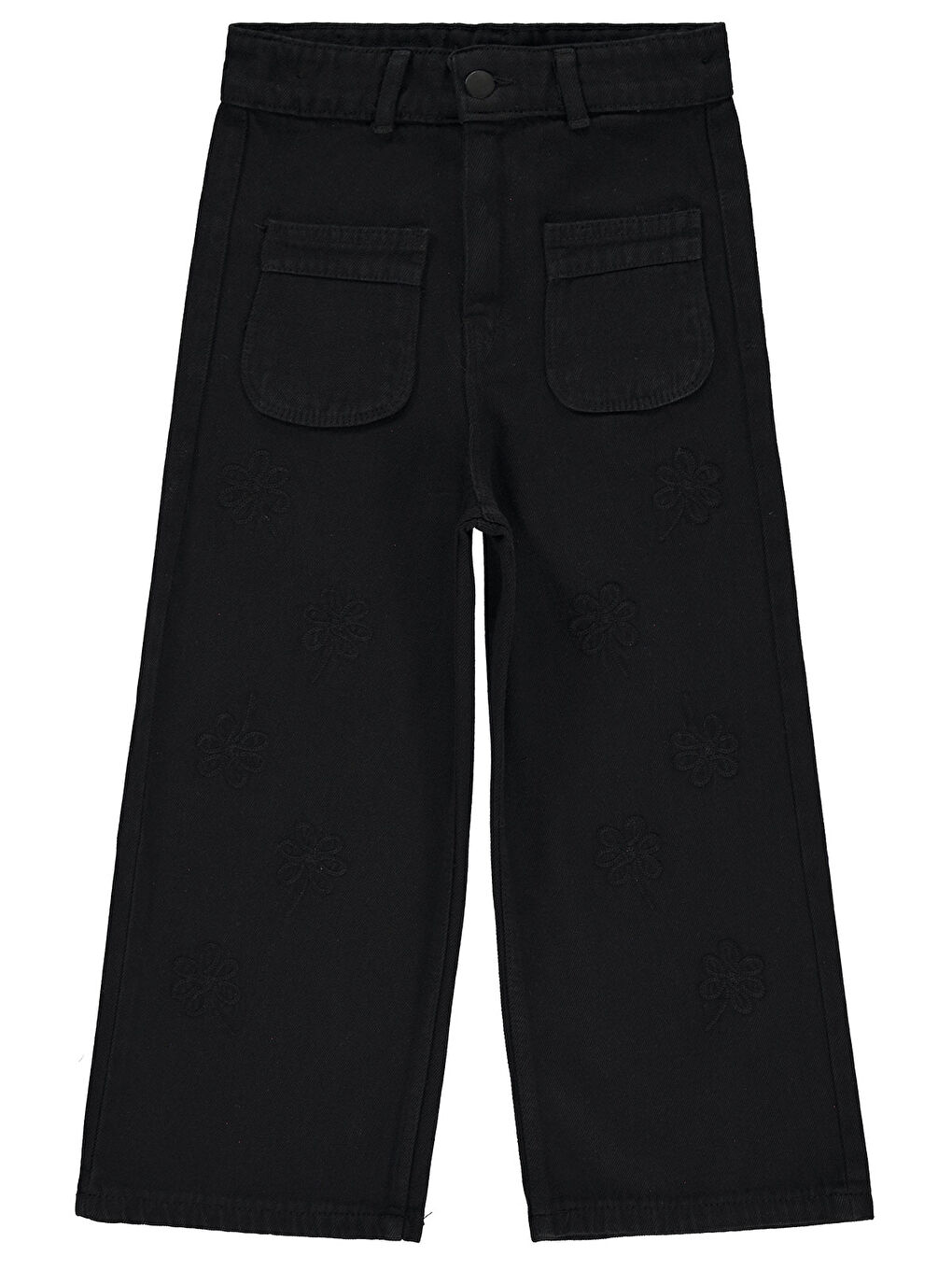 Girls Kız Çocuk Pantolon 10-13 Yaş Siyah